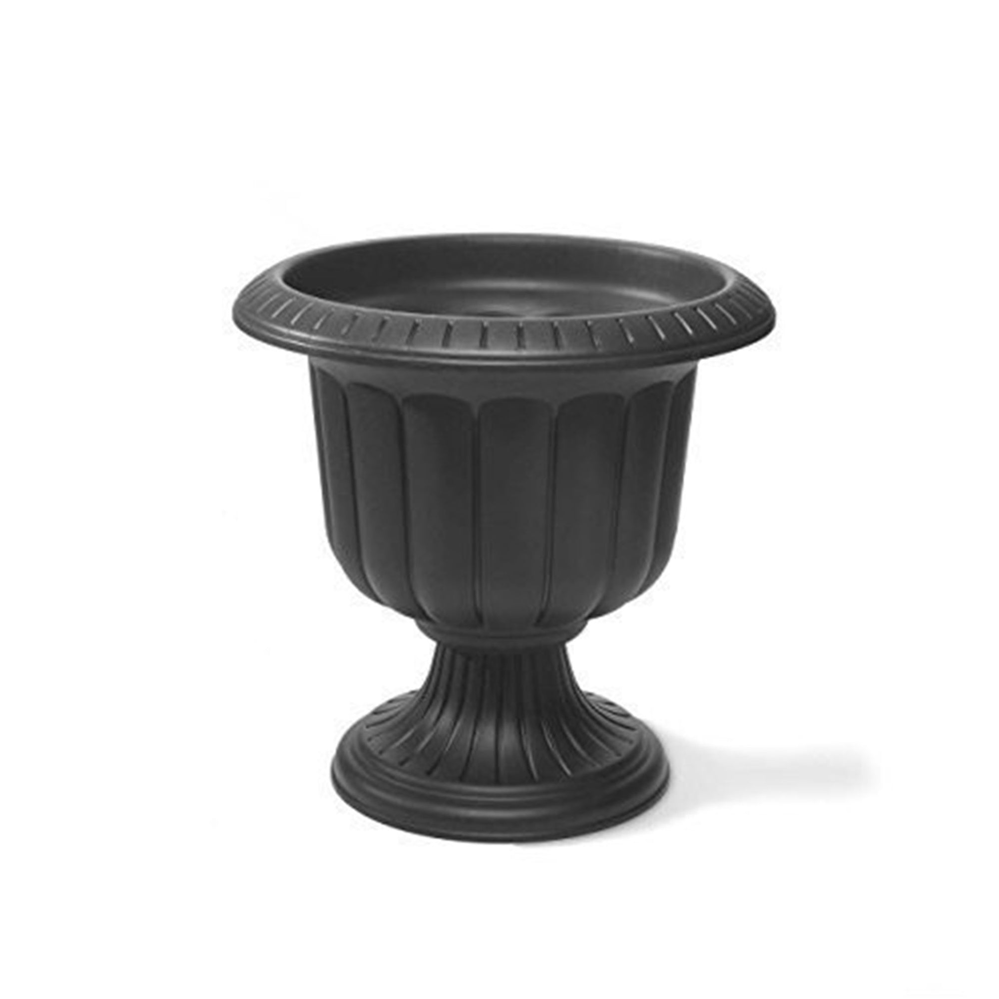 Novelty Indoor/Outdoor Durable Plastic Classic Fluted Urn Planter