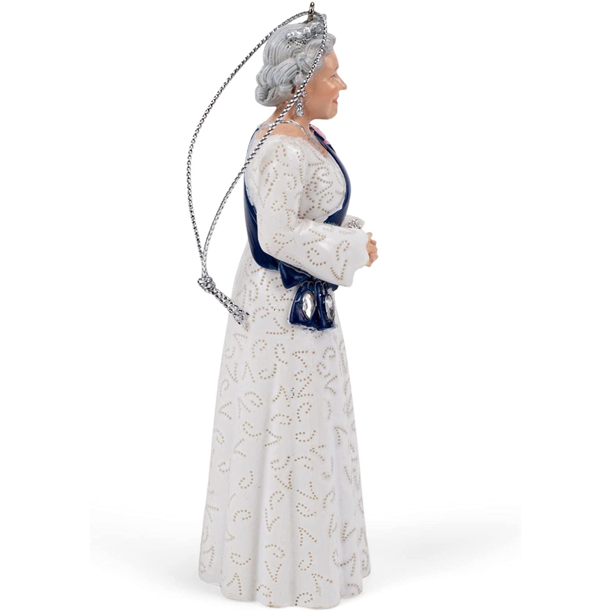Kurt Adler Resin Ornament for Christmas Tree, Queen Elizabeth