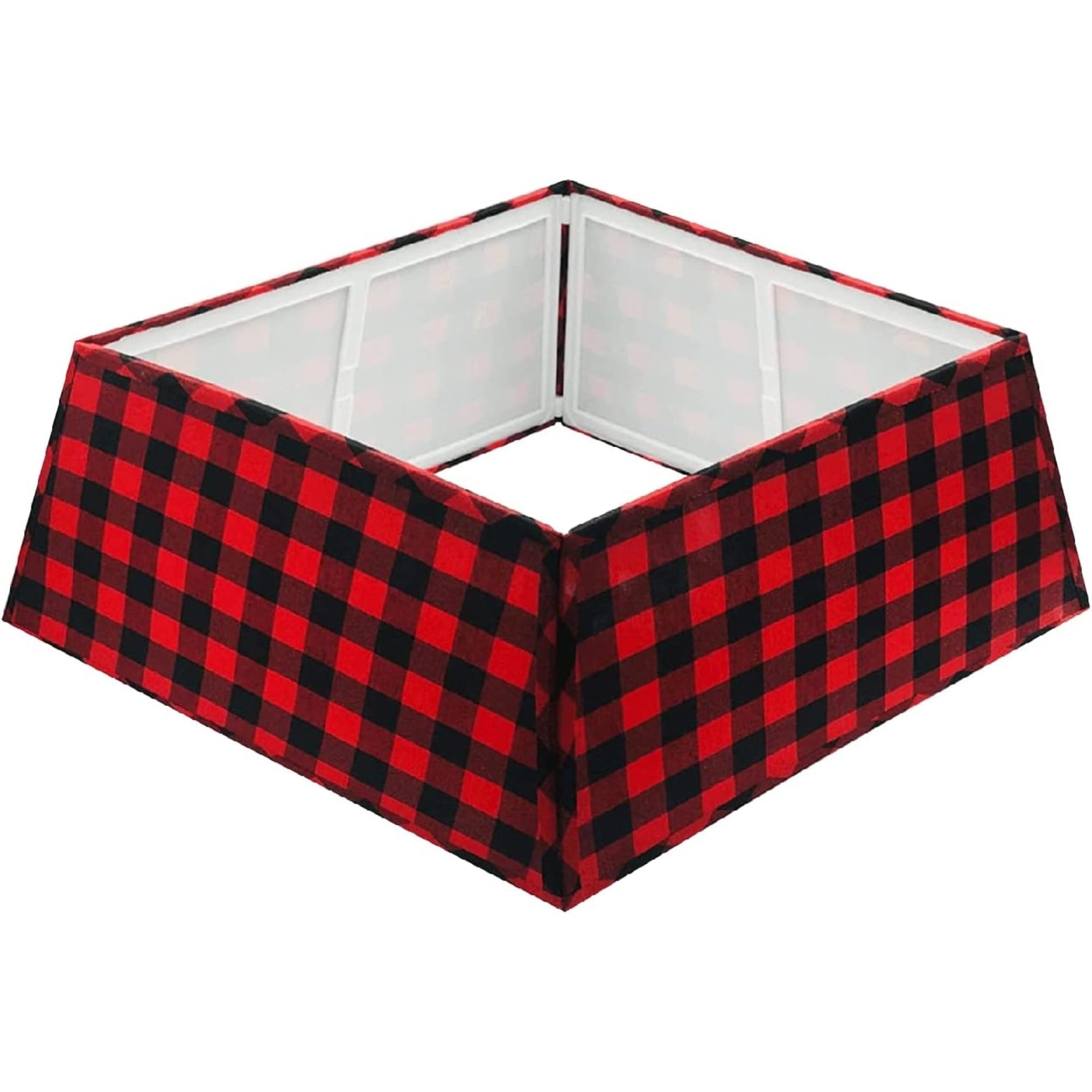 Tree Nest Contemporary Square Canvas Christmas Tree Collar