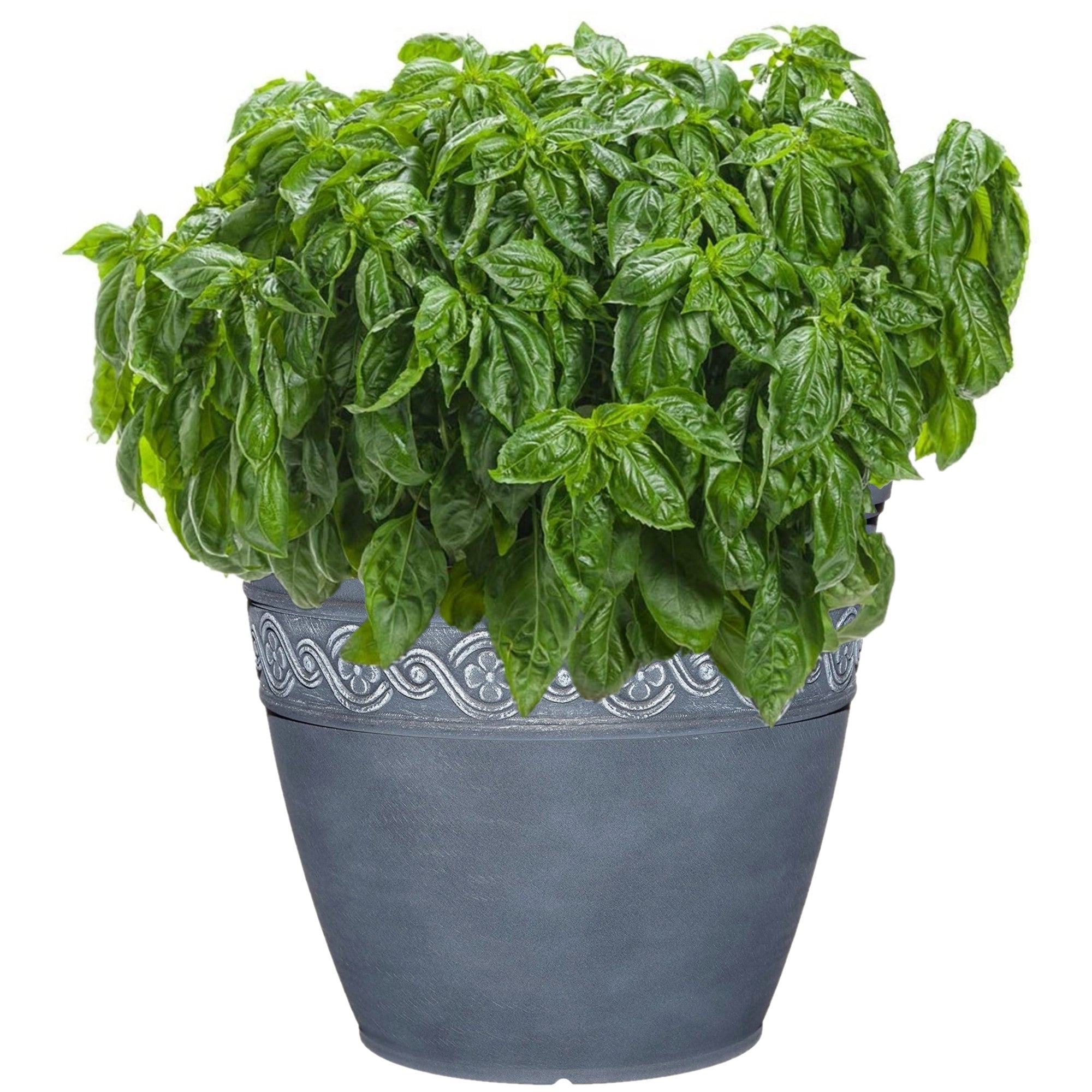 Classic Home and Garden Corinthian Resin Flower Pot Planter