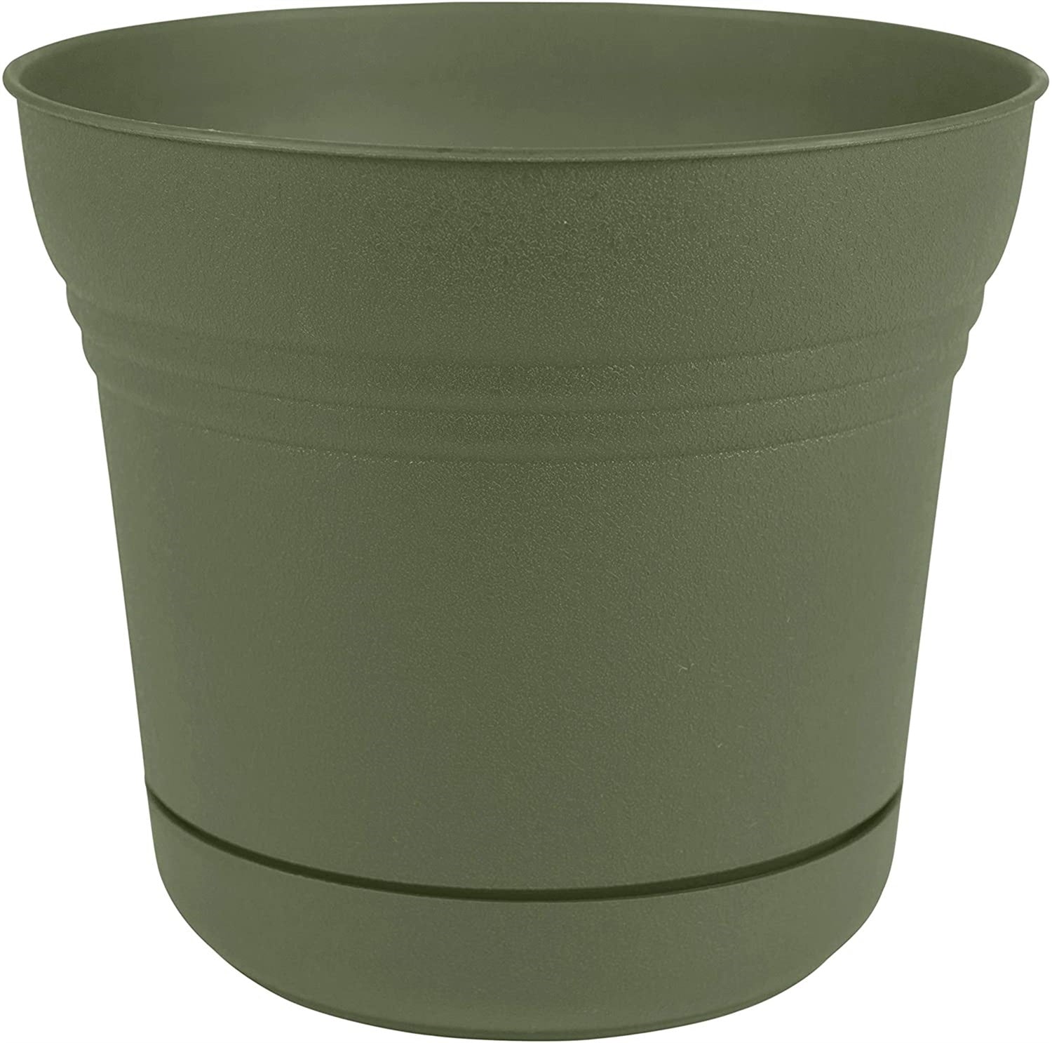 Bloem Saturn Plastic In/Outdoor Flower Pot Planter with Saucers