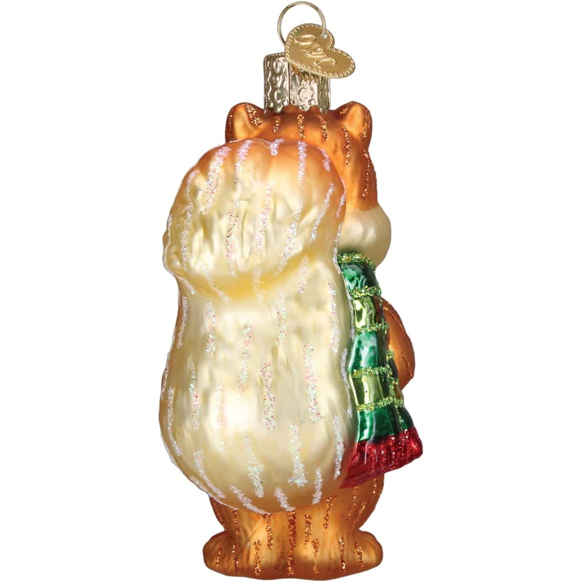 Old World Christmas Blown Glass Ornament for Christmas Tree, Silly Christmas Squirrel