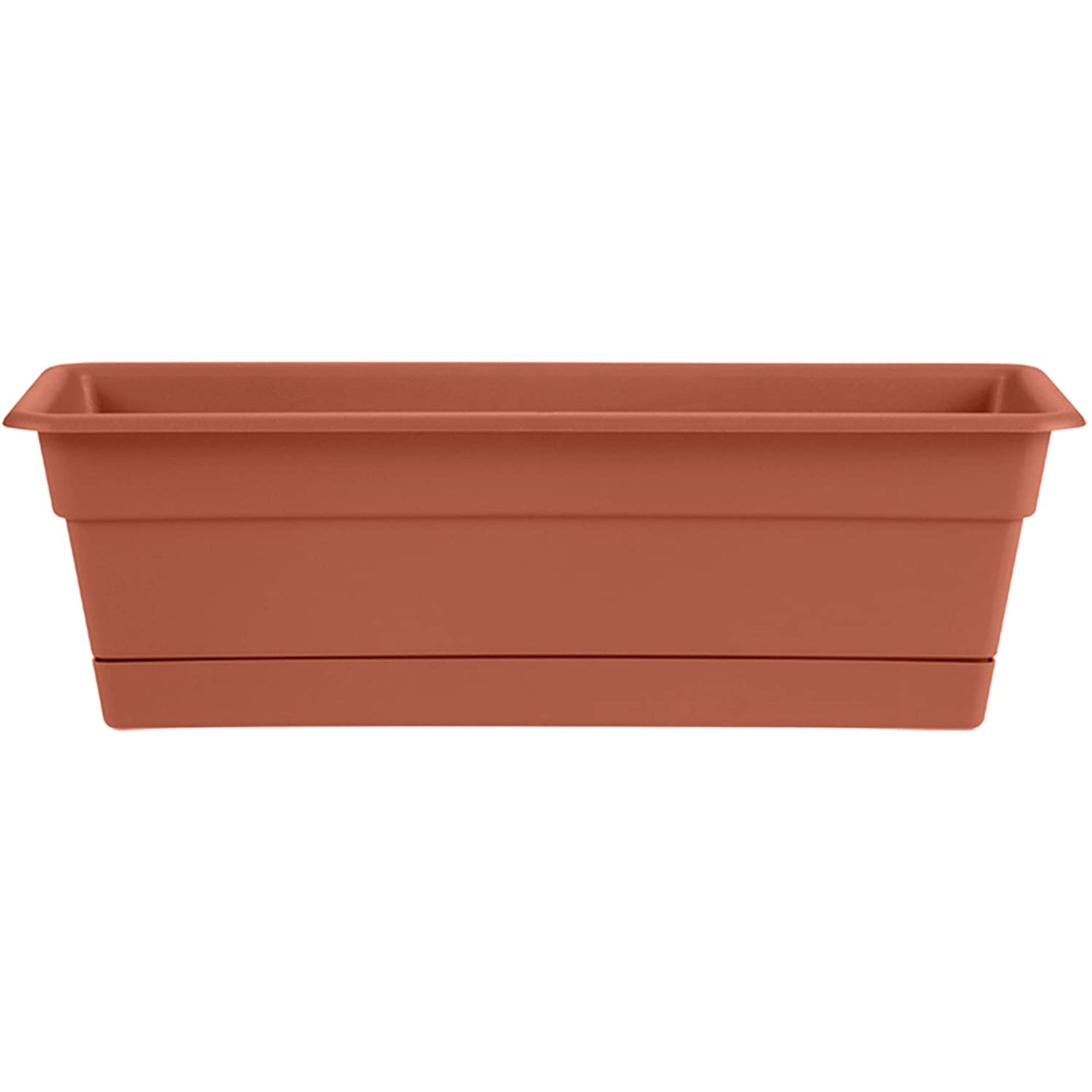Bloem Indoor/Outdoor Plastic Dura Cotta Window Box Planter