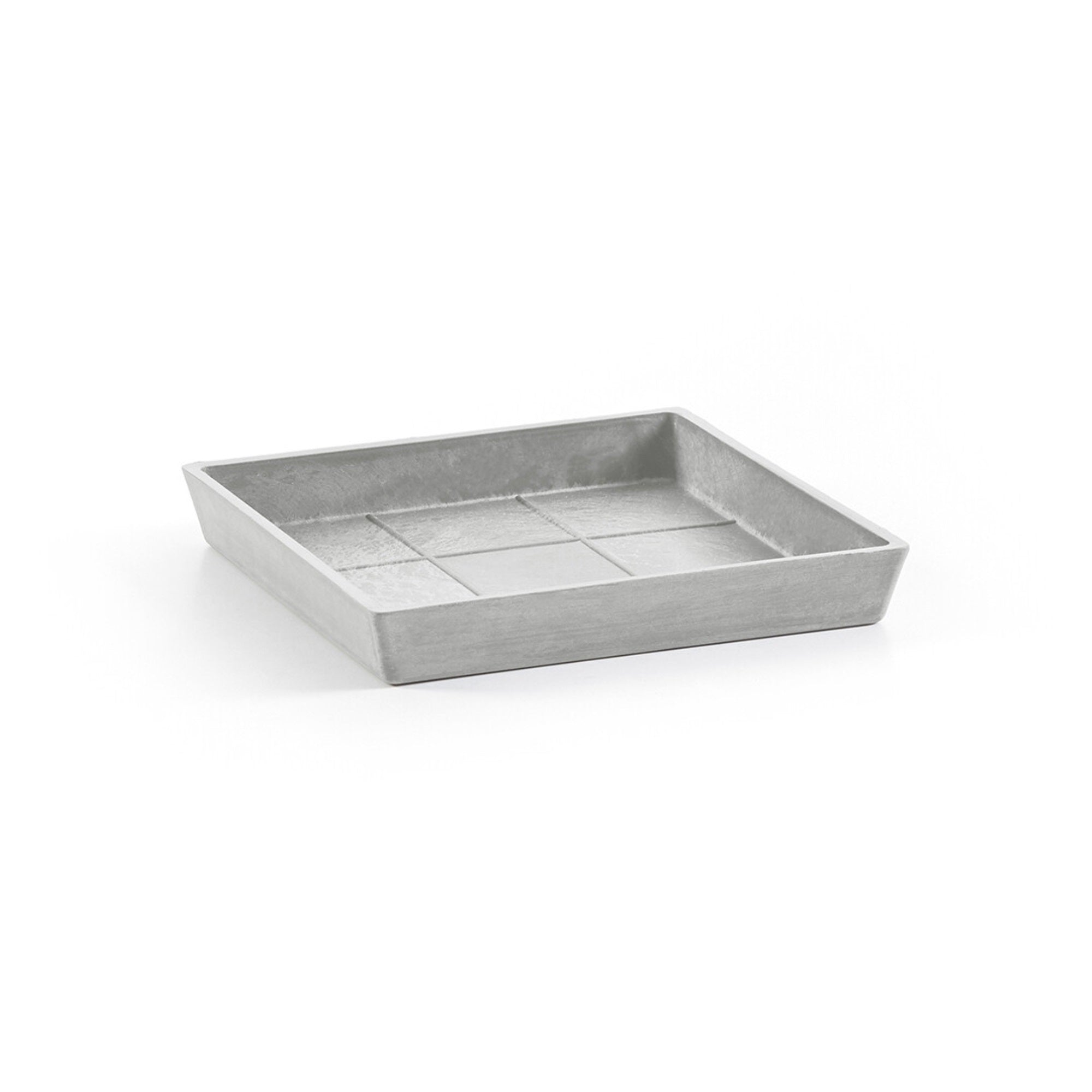 Ecopots Rotterdam Durable Modern Square Indoor/Outdoor Recycled-Based Composite Flower Planter