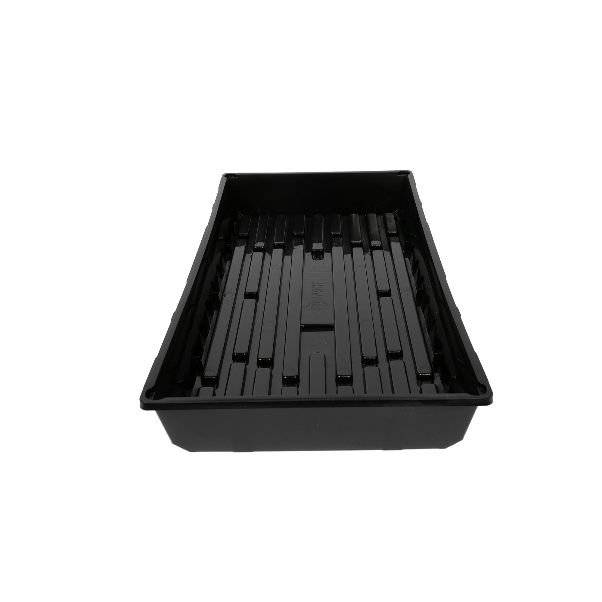 SUNPACK 10” x 20” Indoor Gardening Mega Tray Plastic Seeding Tray for Greenhouses, 2.5”
