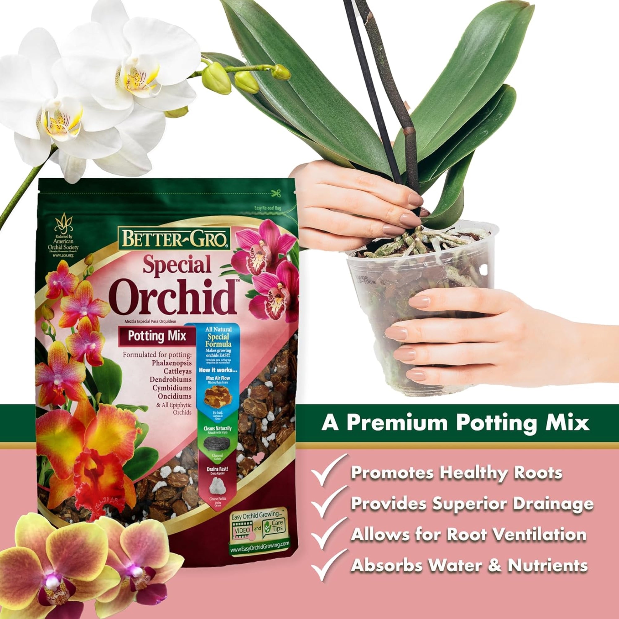 Better-Gro Special Orchid Flower Potting Mix, 8qrt