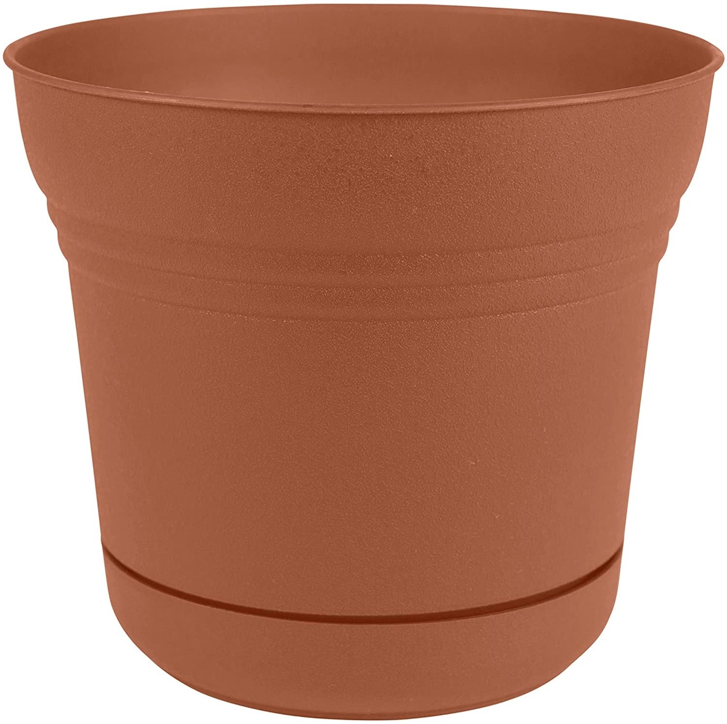 Bloem Saturn Plastic In/Outdoor Flower Pot Planter with Saucers