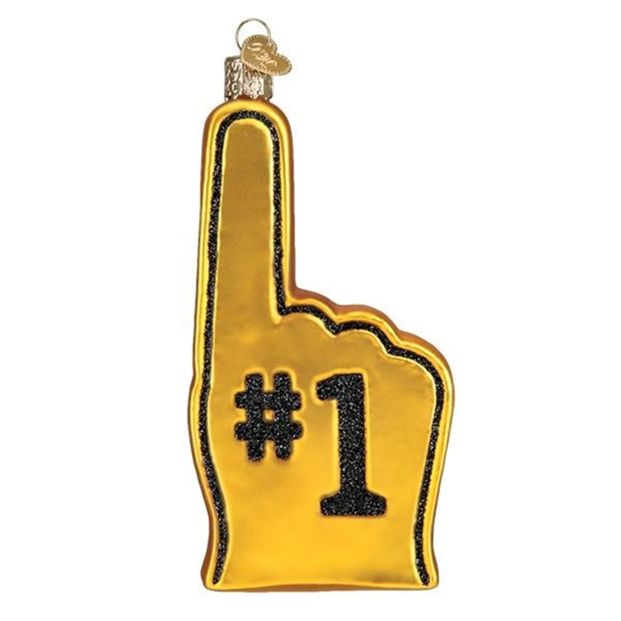 Old World Christmas Pittsburgh Steelers Foam Fingr Ornament For Christmas Tree