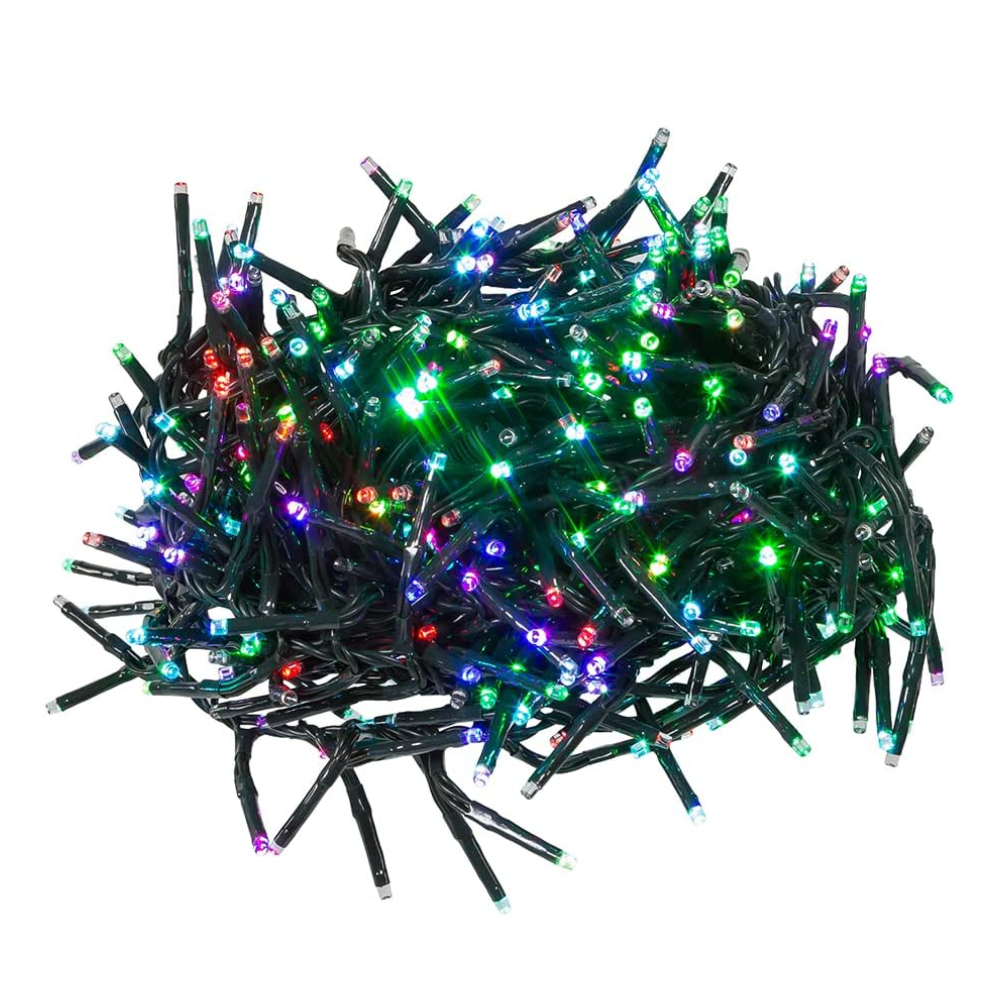 Kurt Adler 480-Light Connectable Cluster String Garland, Multicolor, 15.7ft