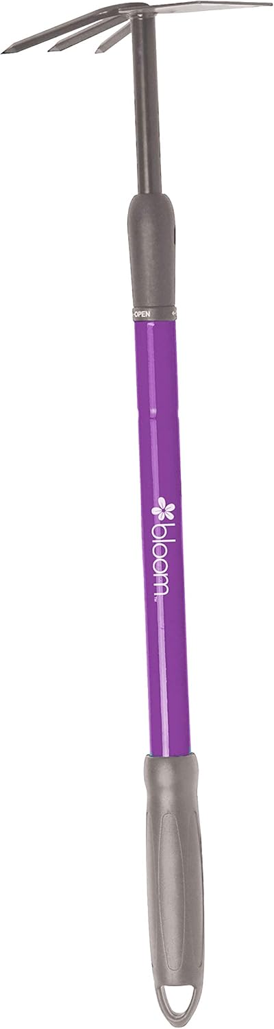 Bloom Telescopic Adjustable Culti-Hoe, Assorted Colors (Pack of 1)