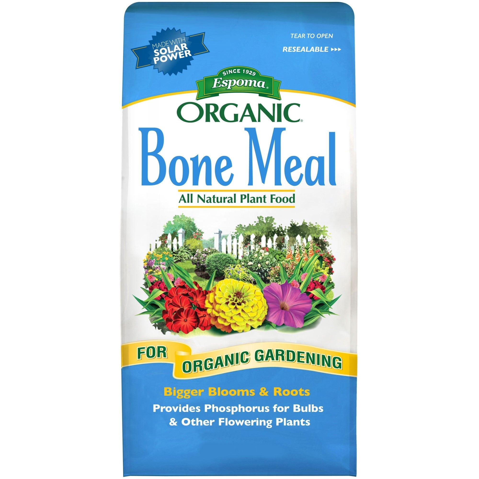 Espoma Organic Bone Meal 4-12-0 All Natural Plant Food for Organic Gardening, Provides Nitrogen and Phosphorus for Bulbs & Other Flowering Plants