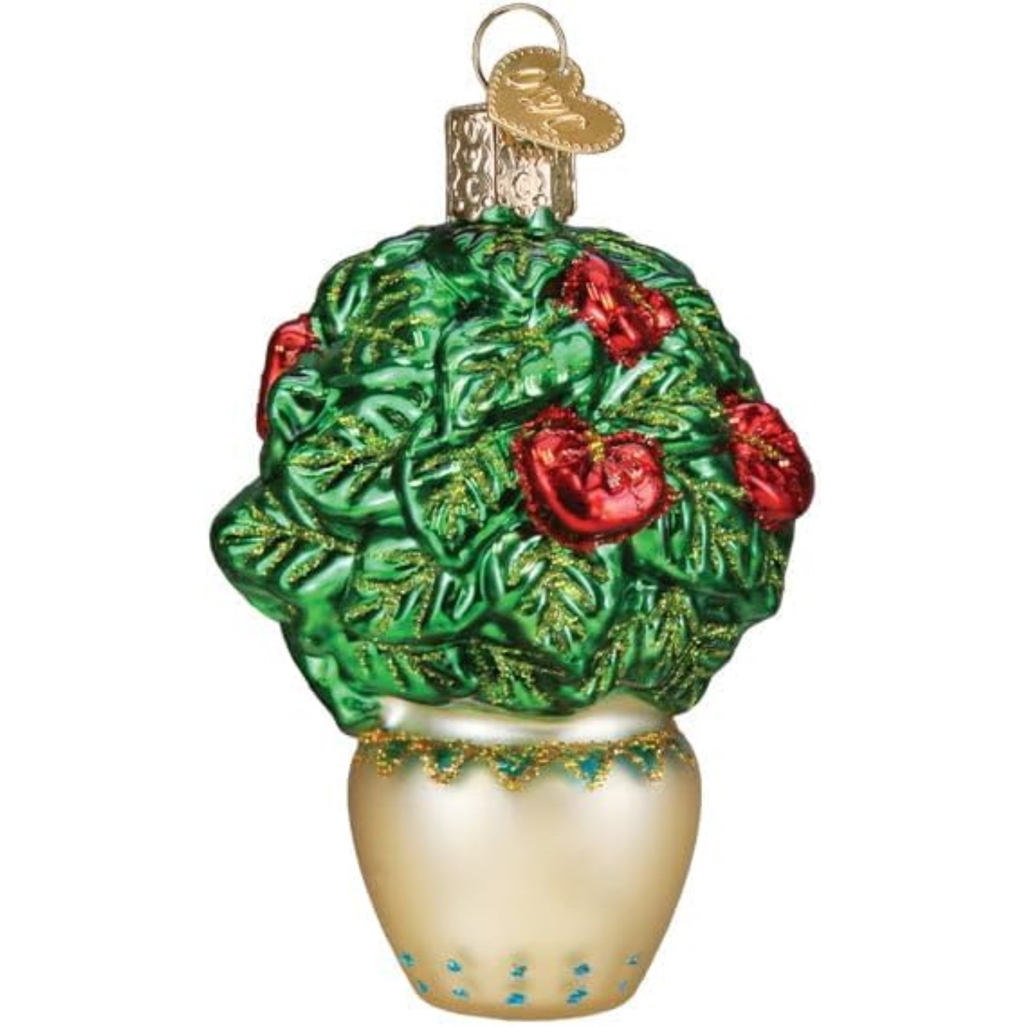Old World Christmas Blown Glass Ornament for Christmas Tree, Plant Mom (with OWC Gift Box)