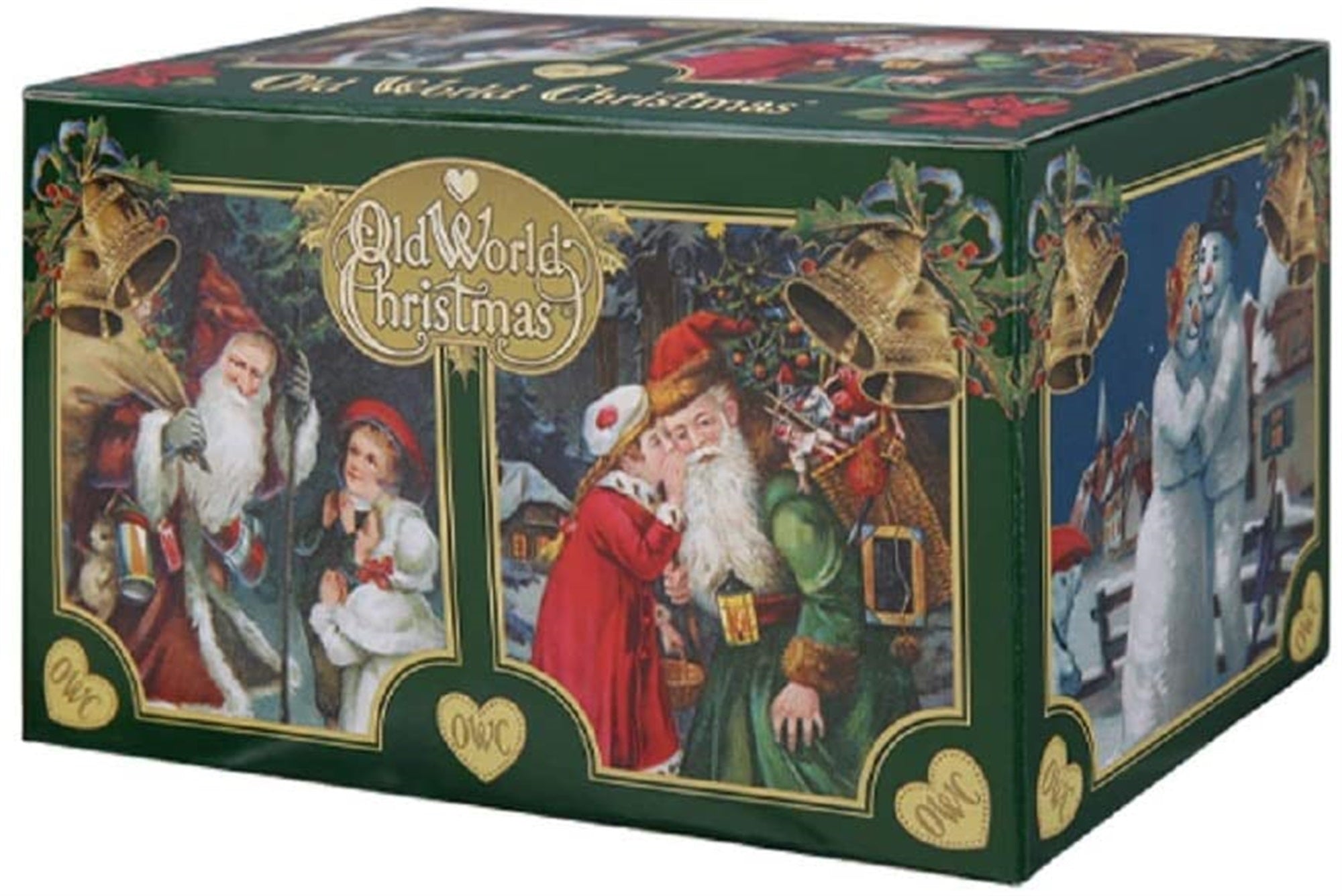Old World Christmas Ginger Cottage Wooden Ornament for Christmas Tree, North Pole Express Sleigh Car
