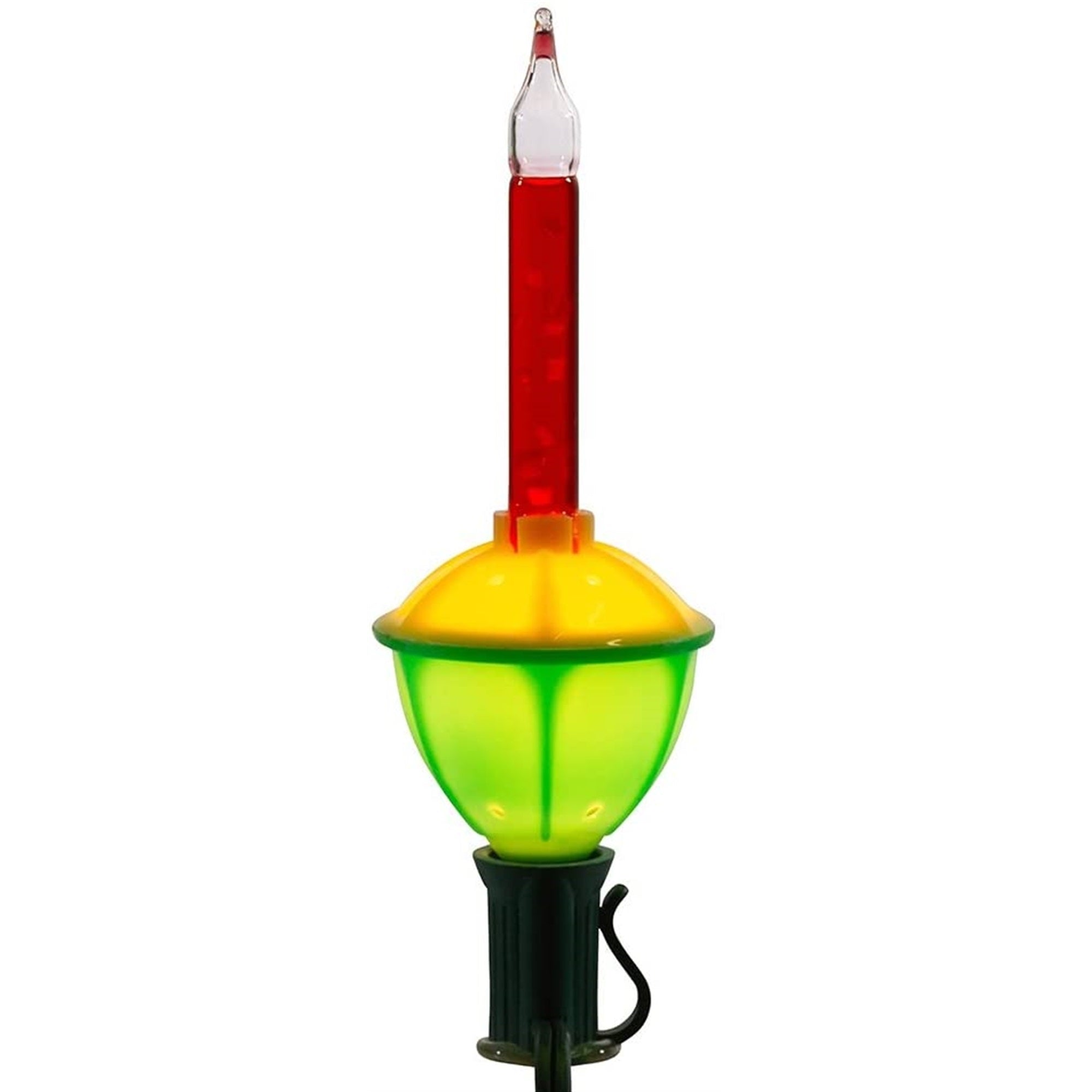 Kurt Adler Indoor/Outdoor Novelty String 7-Light Set, Bubble Lights Multicolor, 15'