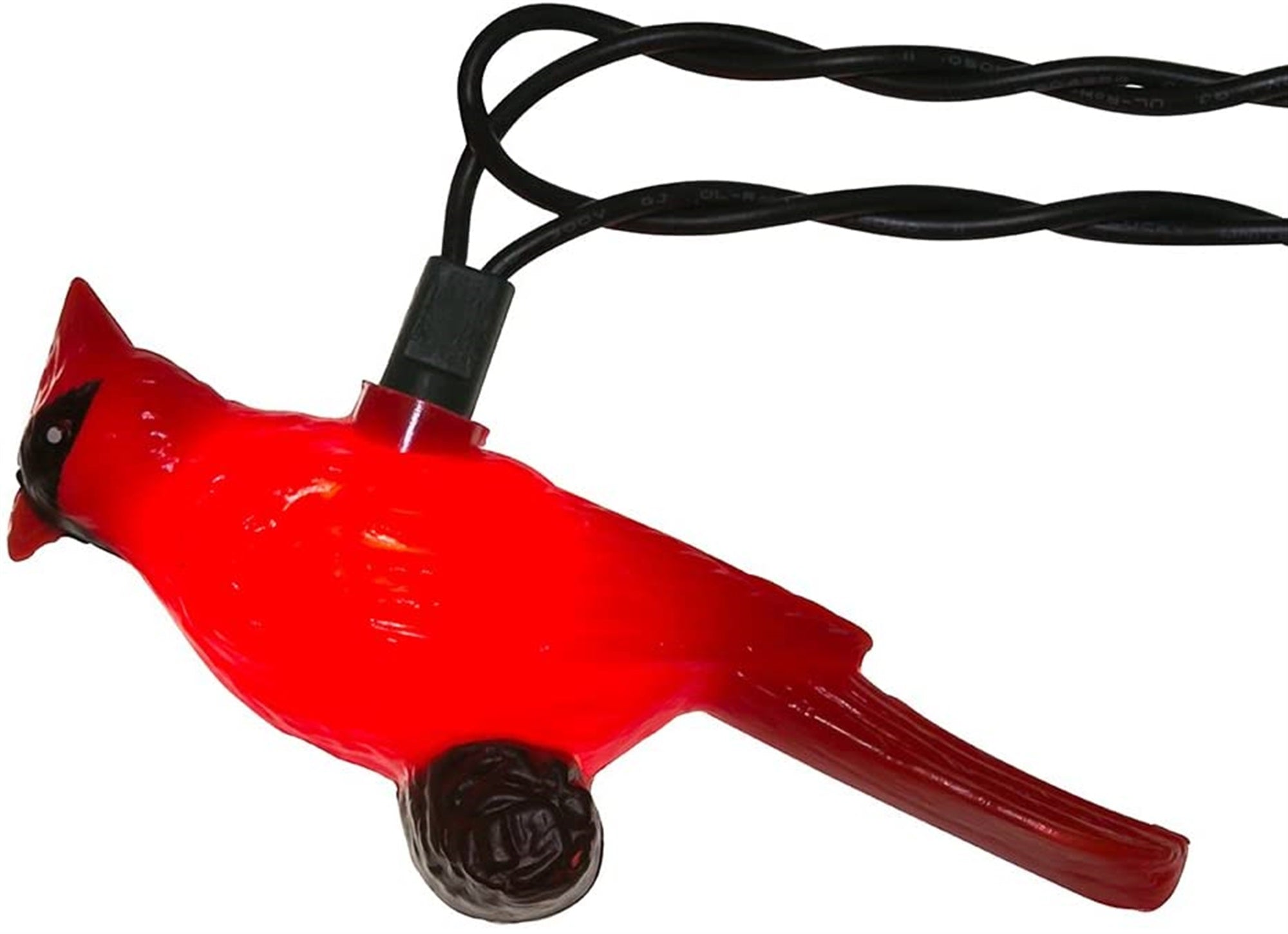 Kurt Adler Indoor/Outdoor Novelty Light Set, 10 UL Listed Incandescent Lights, Red Cardinals, 11.5ft