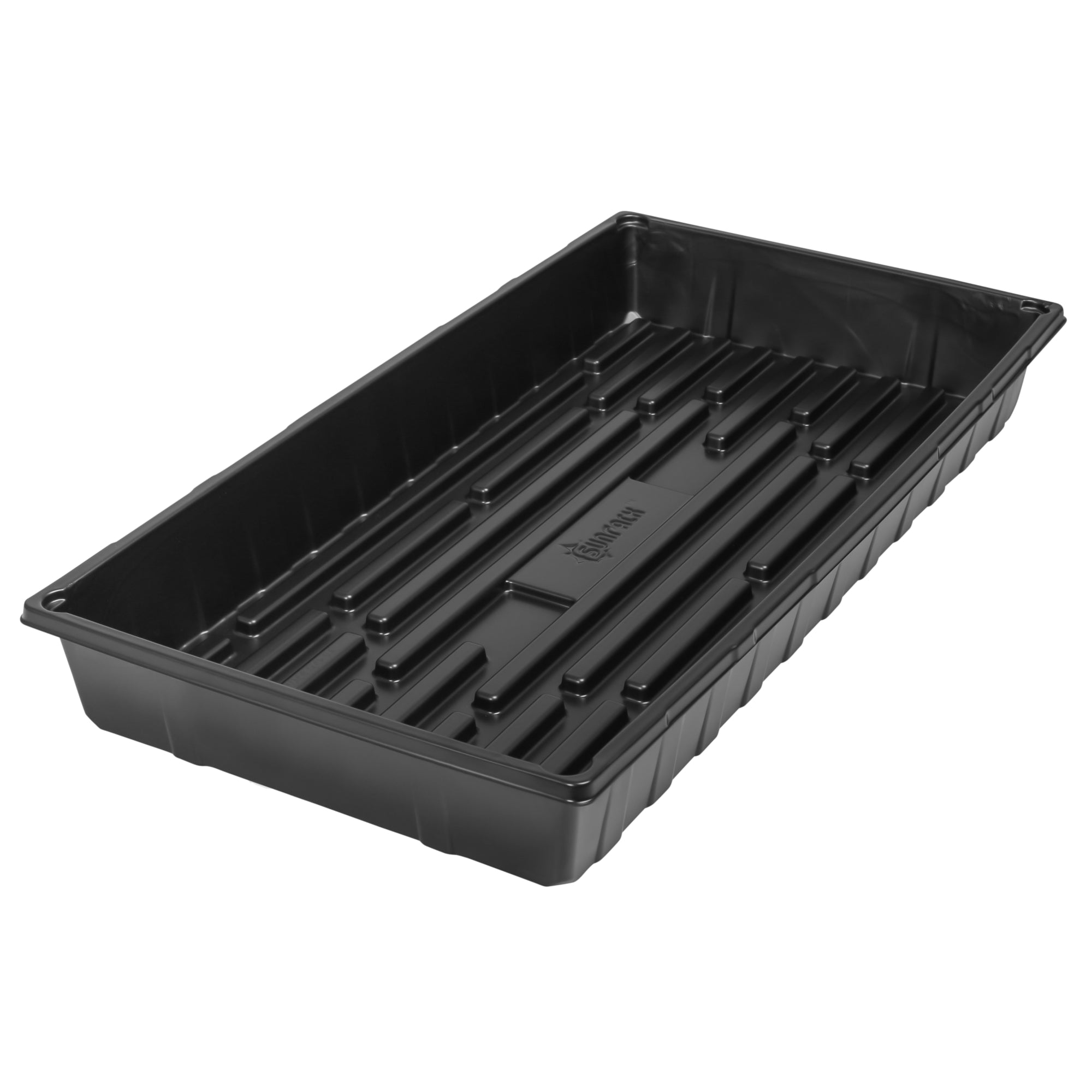 SUNPACK 10” x 20” Indoor Gardening Extra Strength Plastic Seeding Tray for Greenhouses