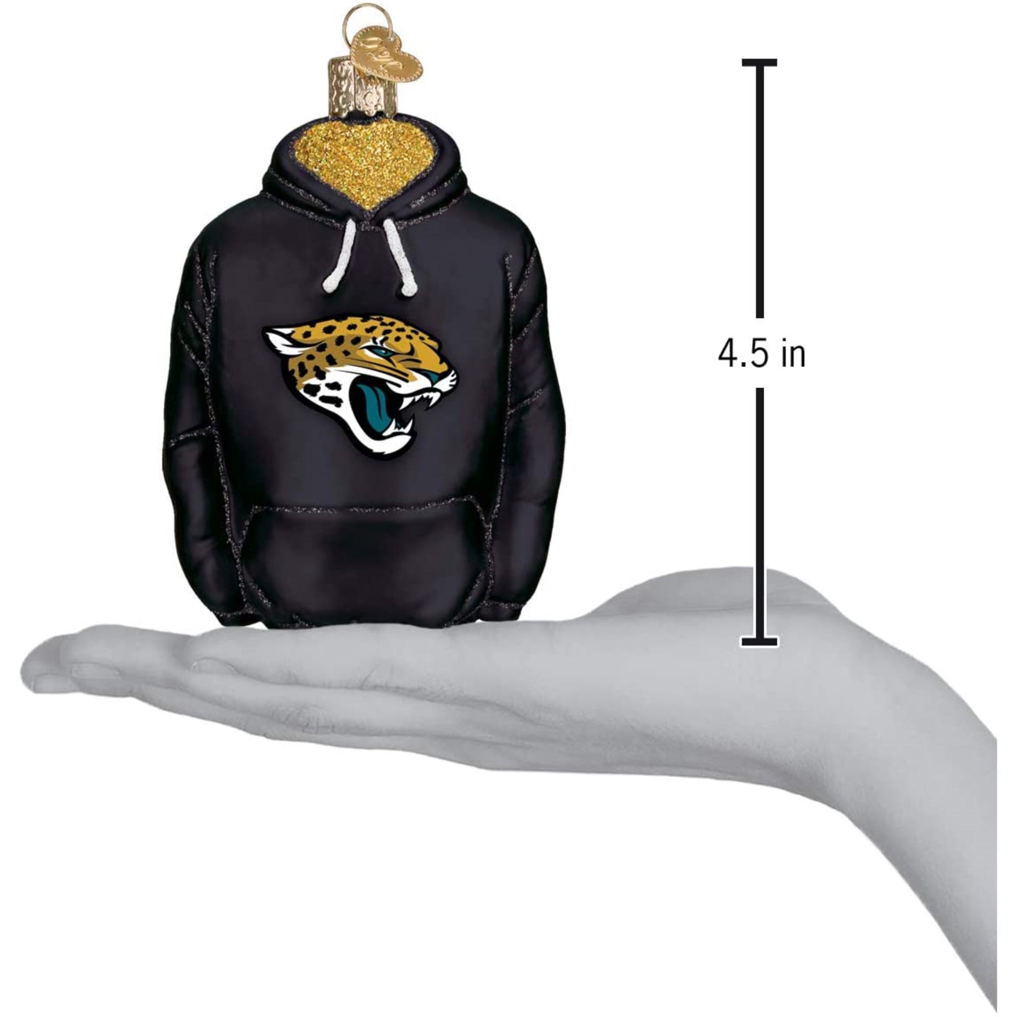 Old World Christmas Blown Glass Ornament for Christmas Tree, Jacksonville Jaguars Hoodie