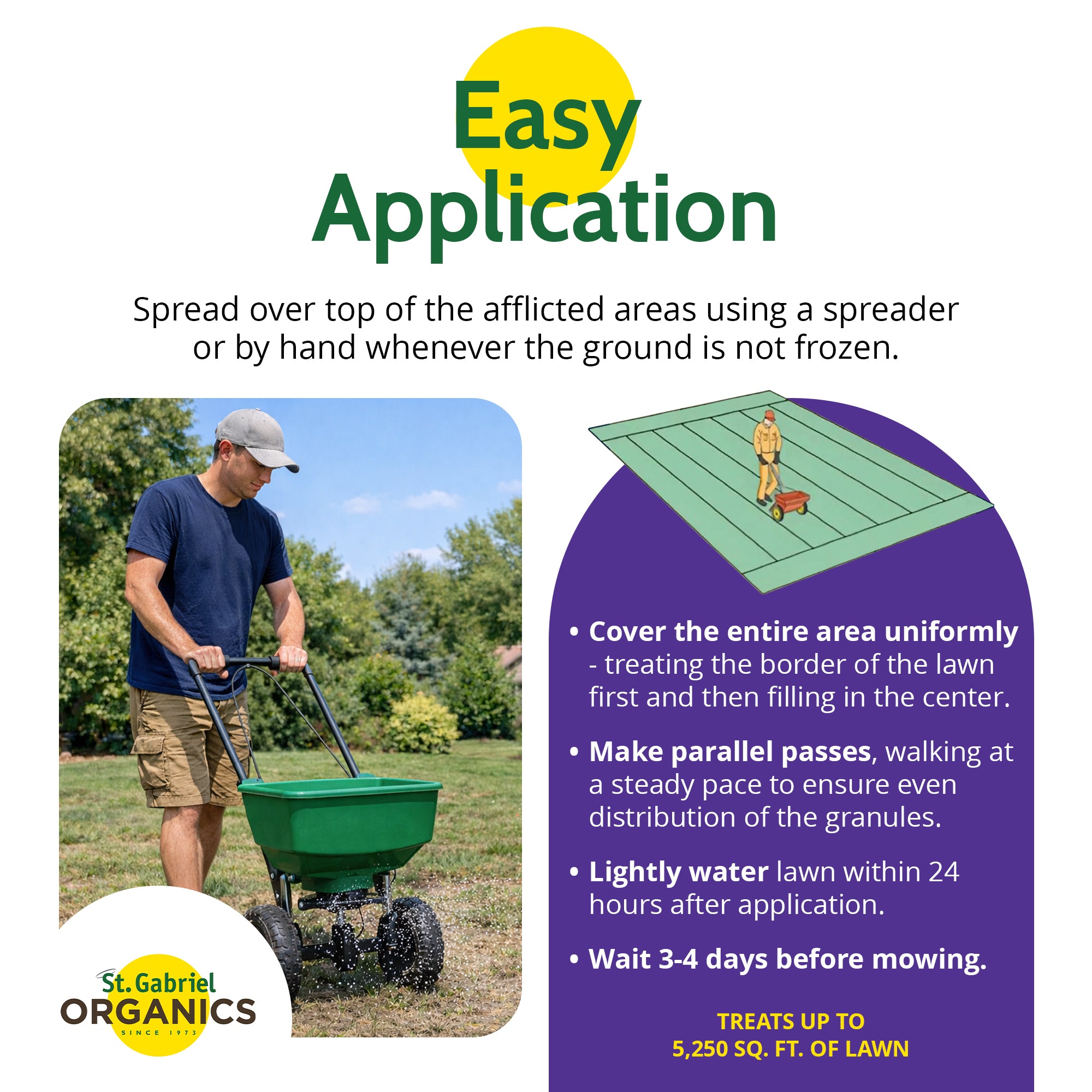 St. Gabriel Organics Milky Spore Japanese Beetle Grub Killer Granules, 15lbs