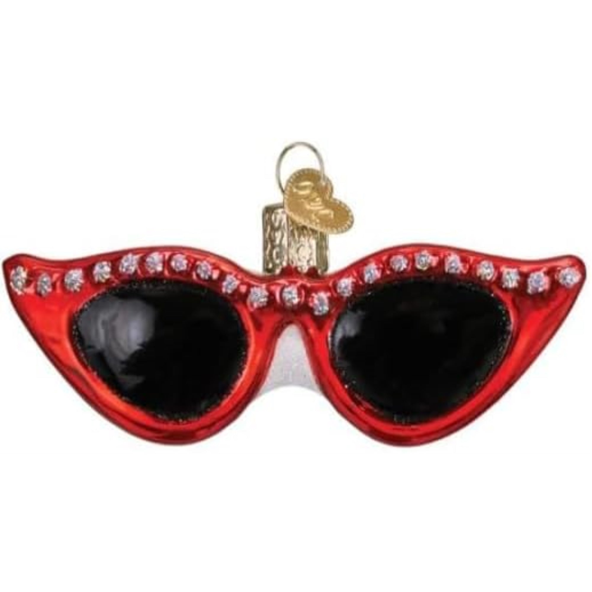 Old World Christmas Blown Glass Ornament for Christmas Tree, Fashion Sunglasses (with OWC Gift Box)