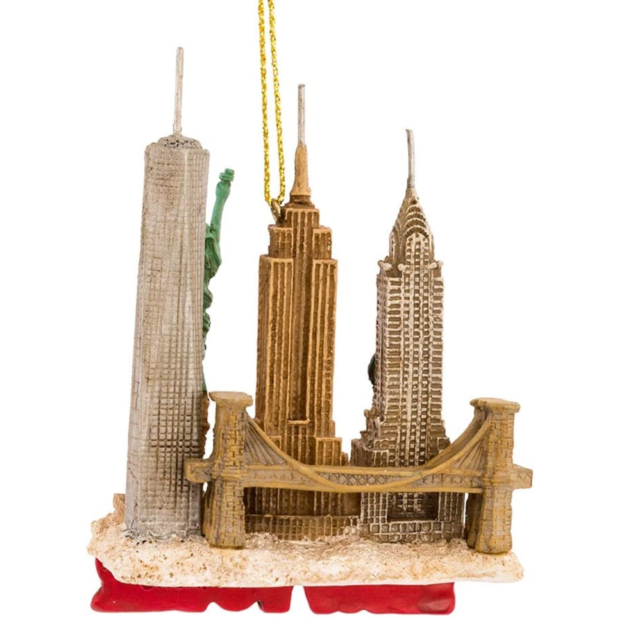Kurt Adler Resin Ornament for Christmas Tree, New York City