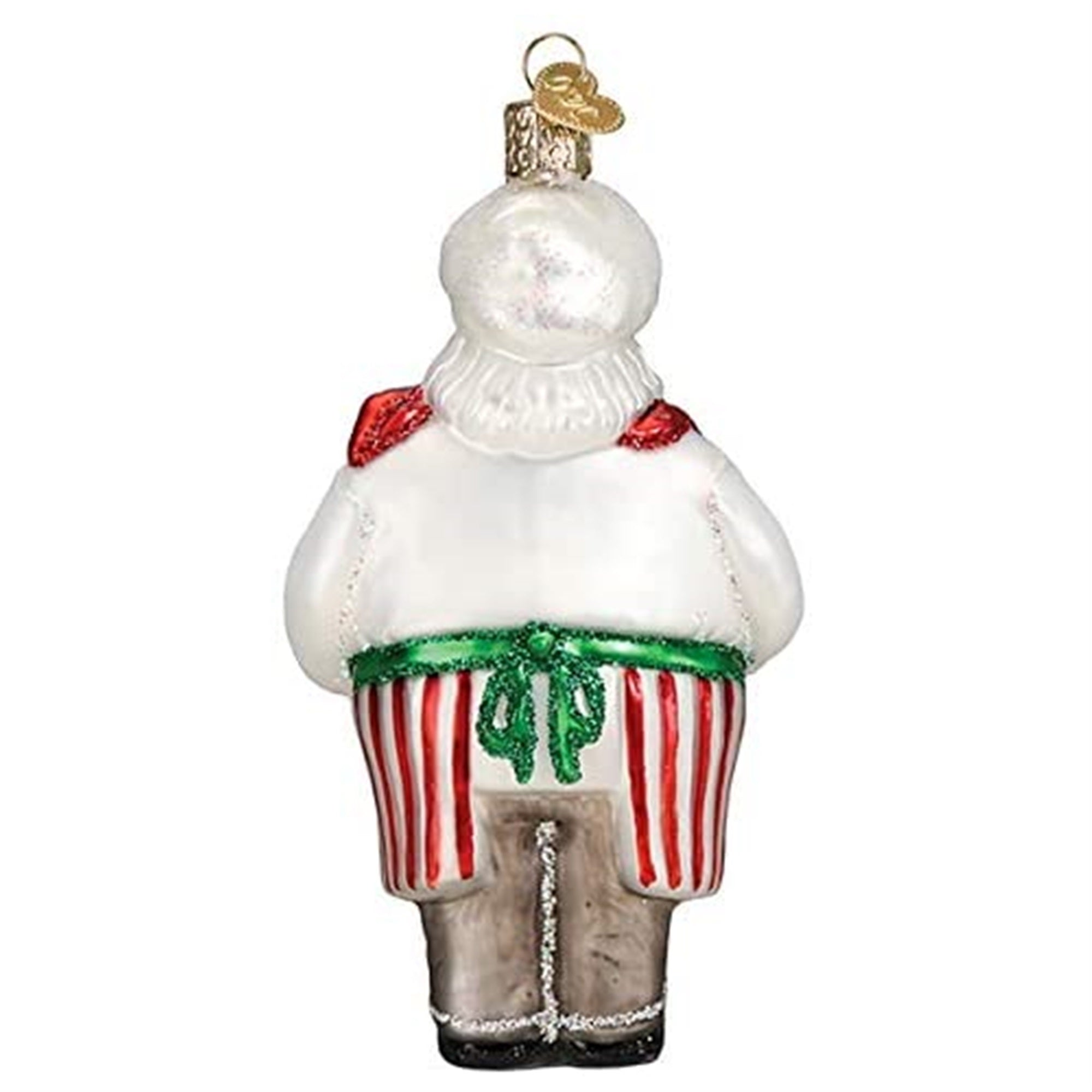 Old World Christmas Blown Glass Ornament for Christmas Tree, Chef Santa