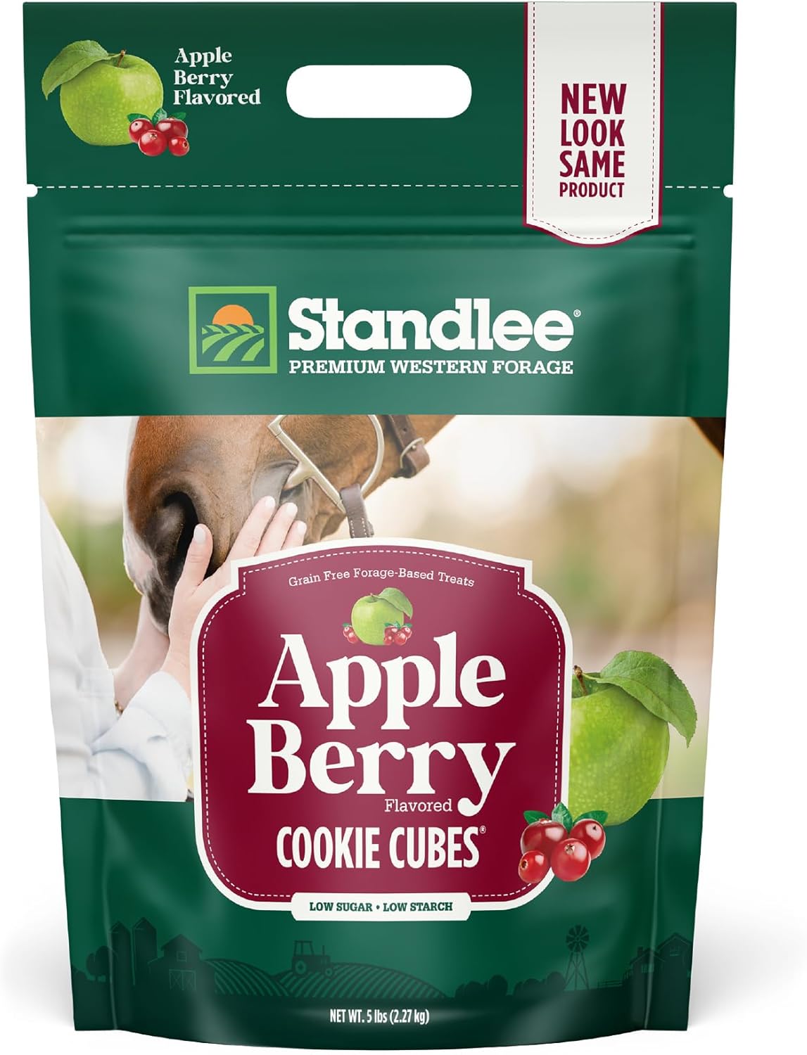 Standlee Hay Company Apple Berry Cookie Cubes Horse Treats