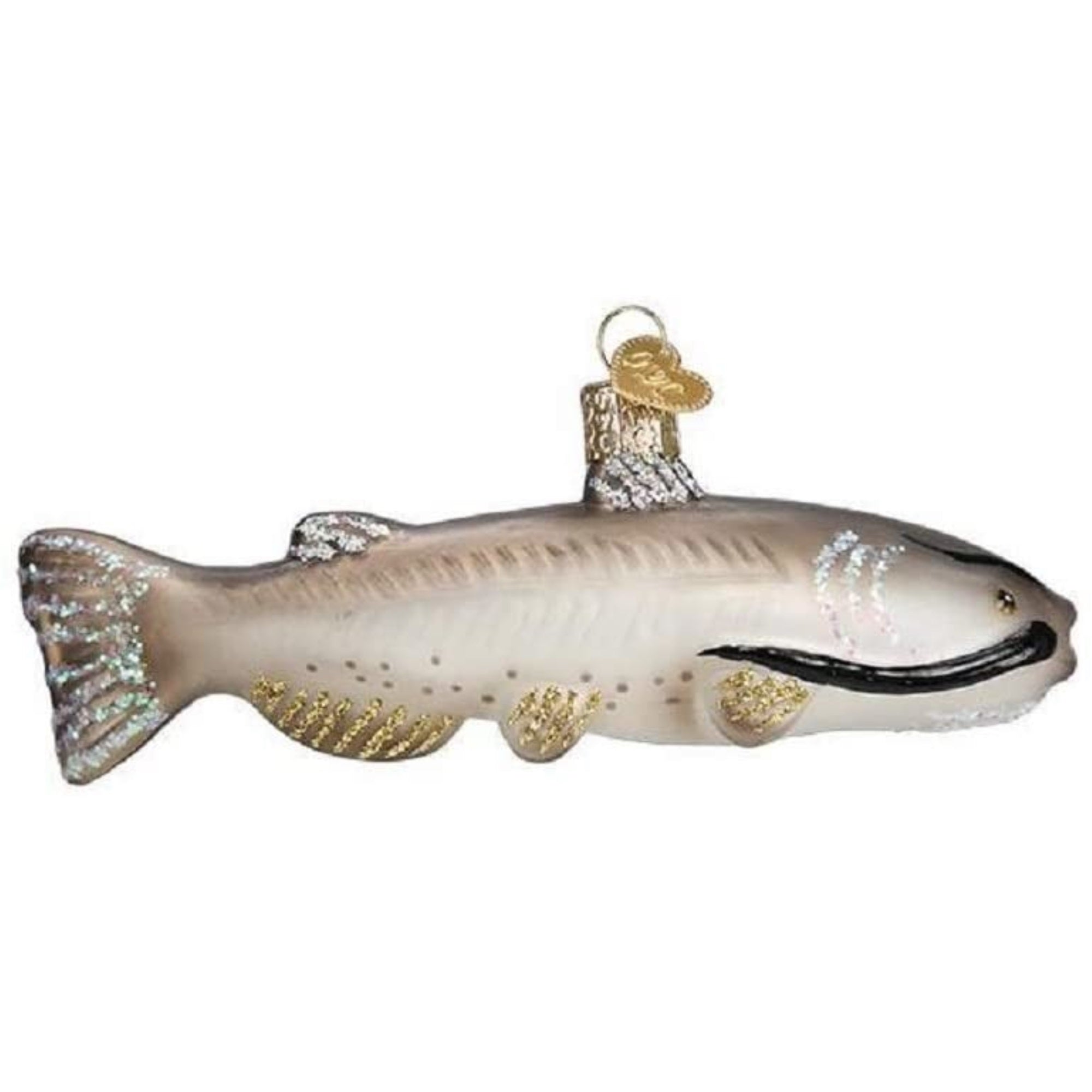 Old World Christmas Blown Glass Ornament for Christmas Tree, Catfish