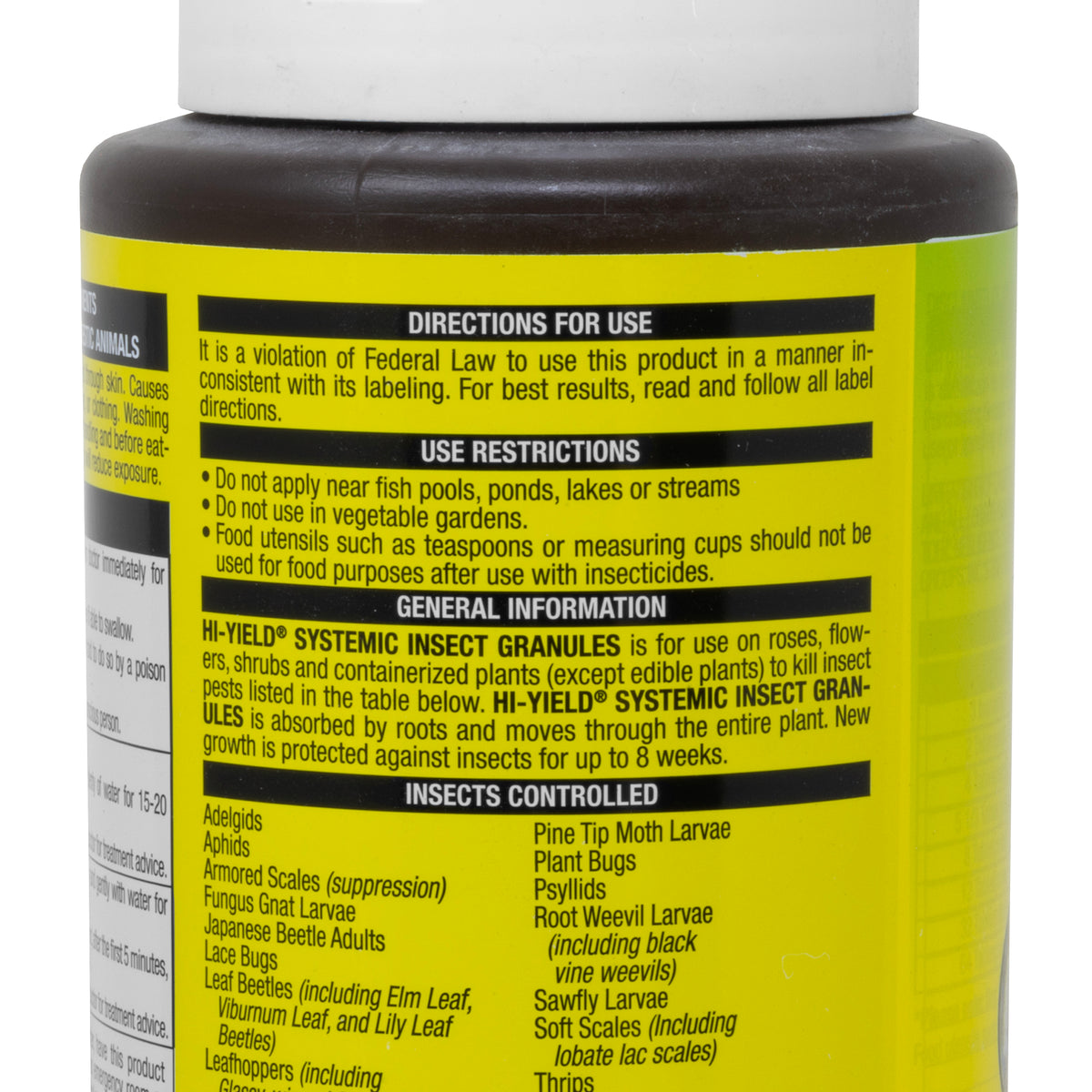 Hi-Yield Systemic Insect Granules for Indoor and Outdoor Plant Protection, 1lb