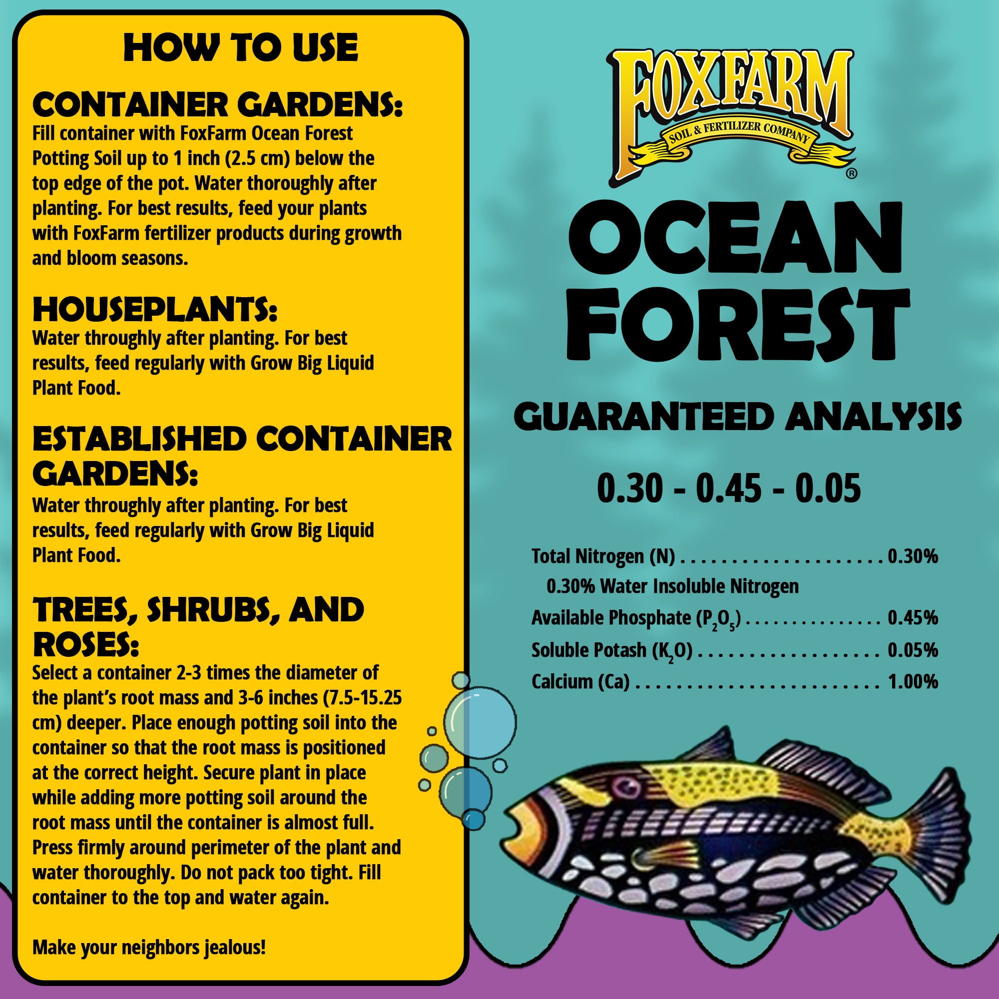 FoxFarm Ocean Forest Potting Soil