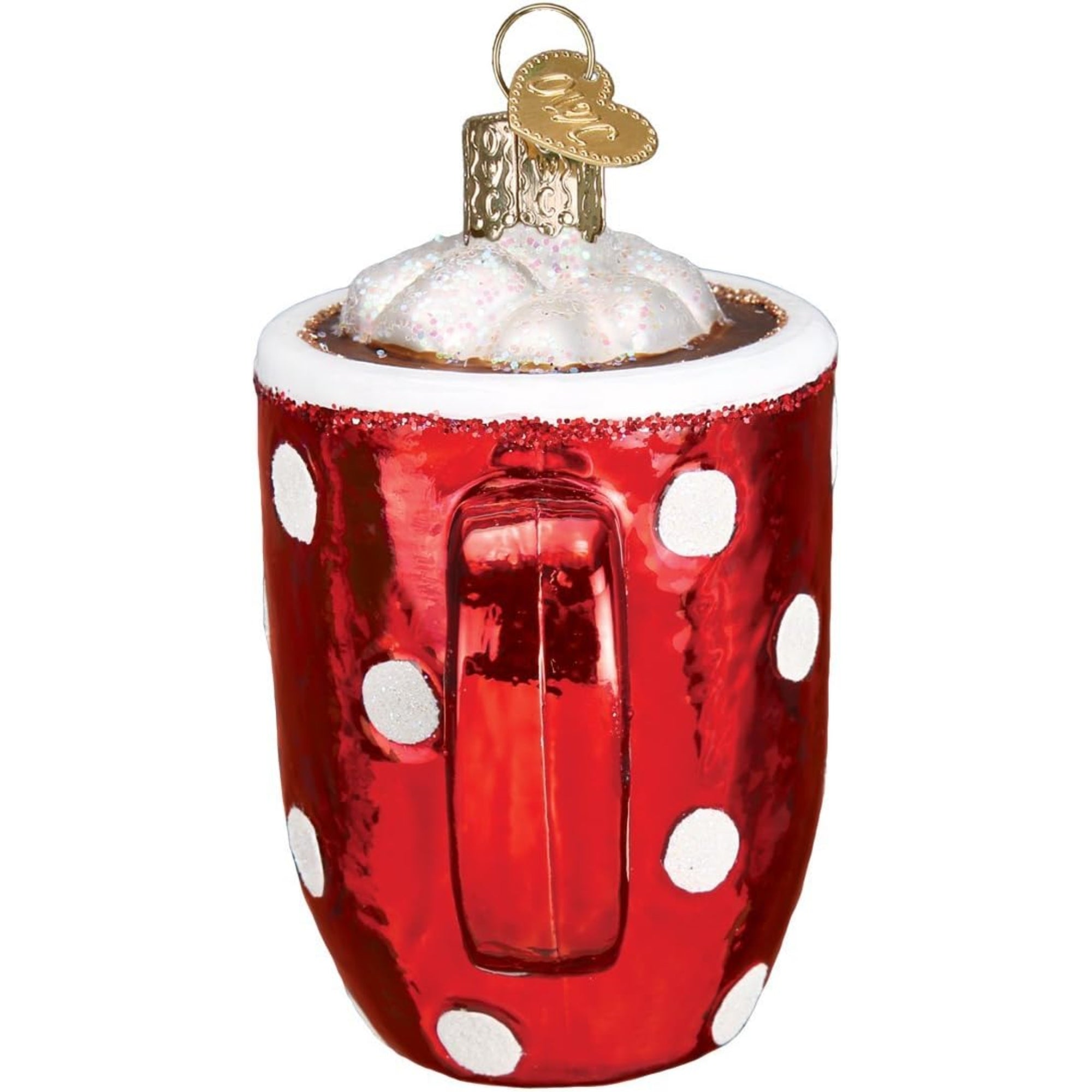 Old World Christmas Blown Glass Ornament for Christmas Tree, Hot Cocoa