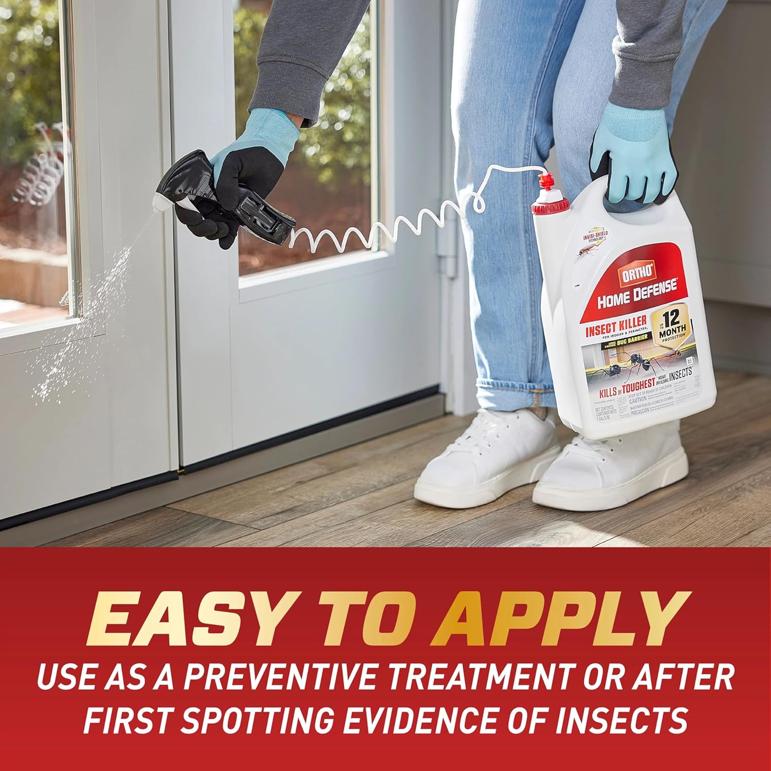 Ortho 0196710 Home Defense MAX Insect Killer Spray for Indoor/Home Perimeter, 1-Gallon