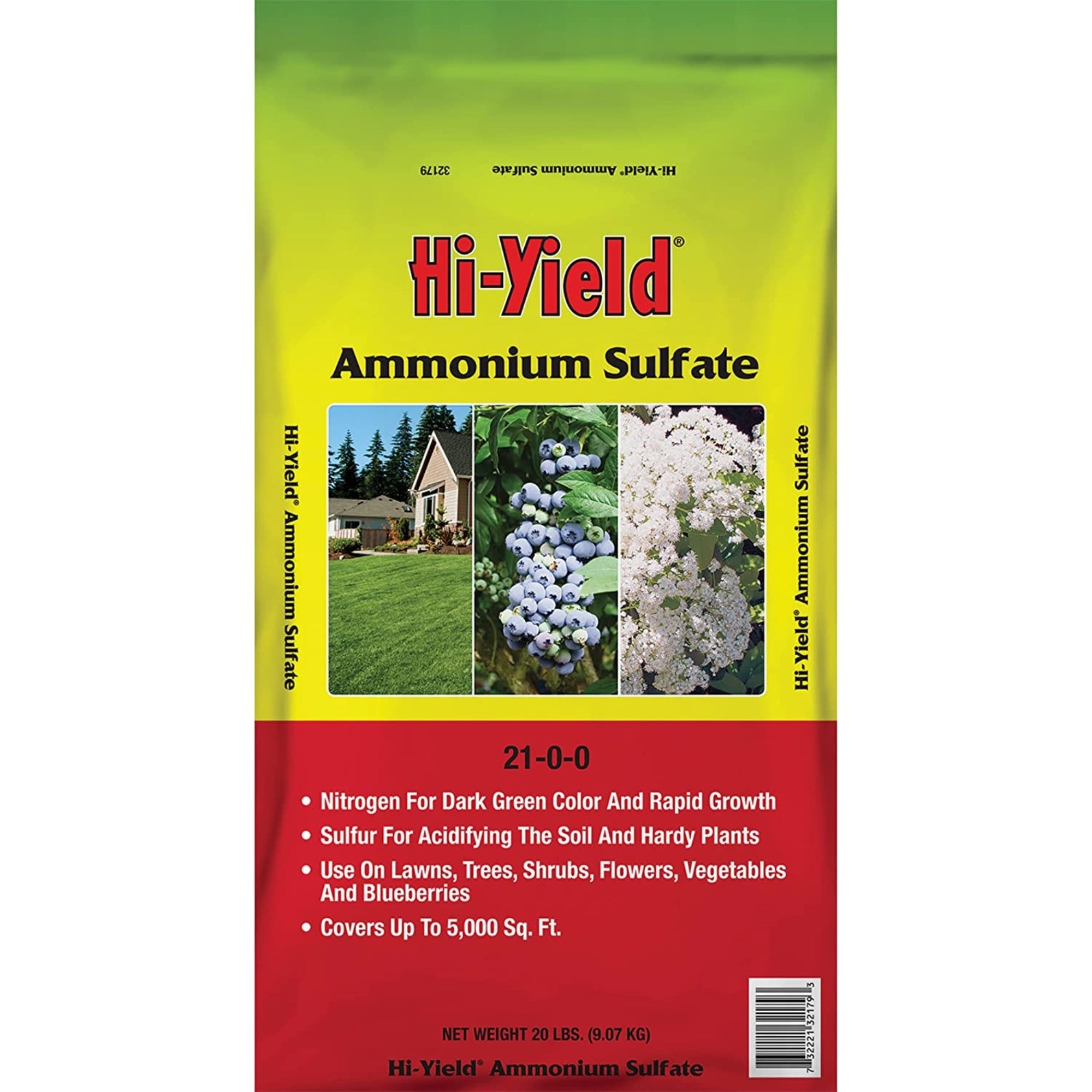 Hi-yield Ammonium Sulfate Lawn and Garden Plant Food, Granules