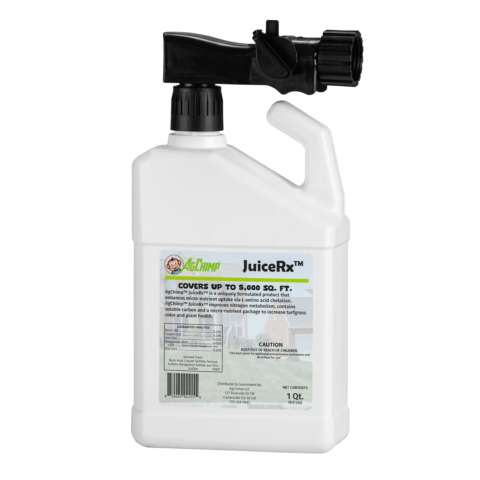 AgChimp JuiceRx Ready-to-Use Liquid Micronutrient Supplement for Lawns, 1qt