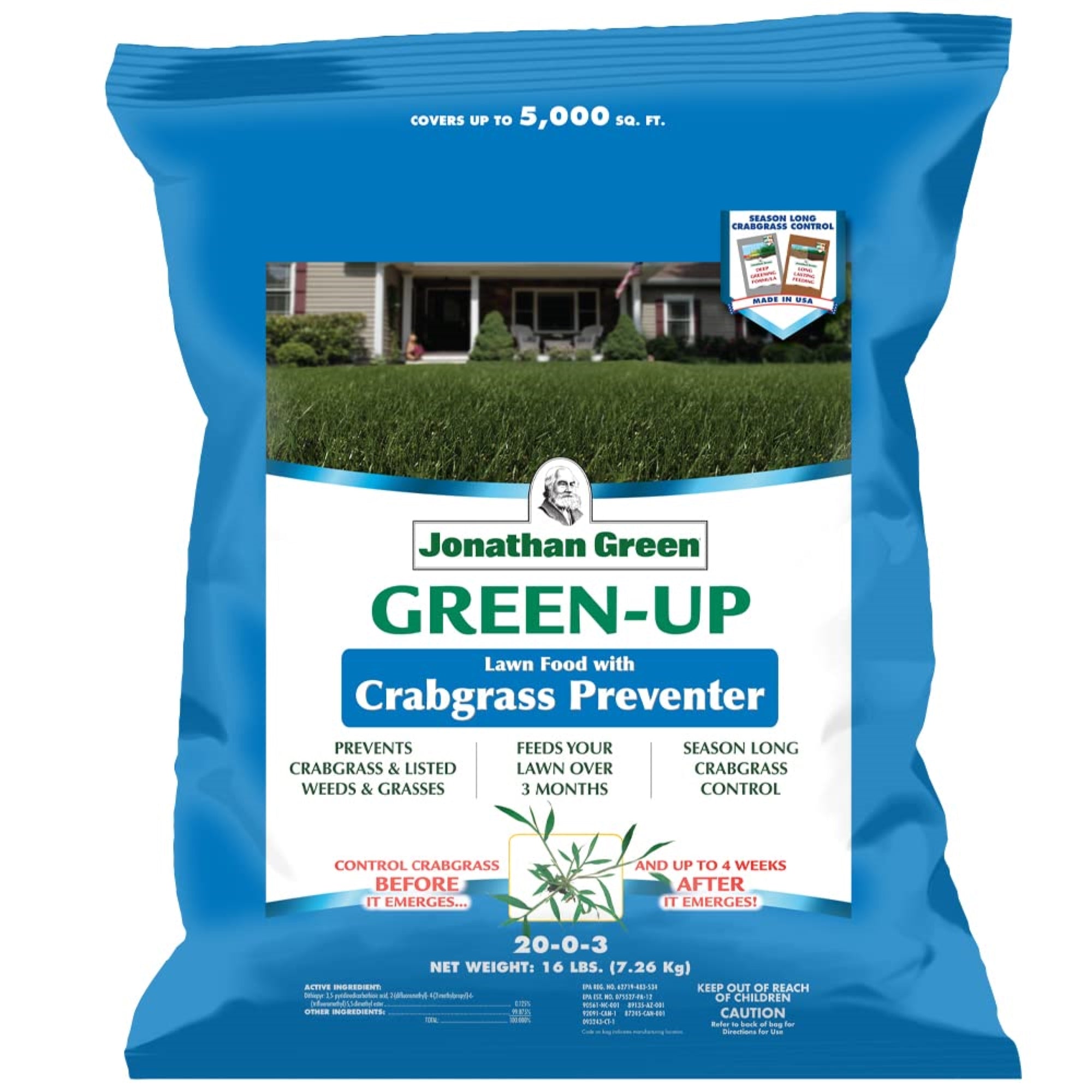 Jonathan Green GREEN-UP Lawn Food with Crabgrass Preventer