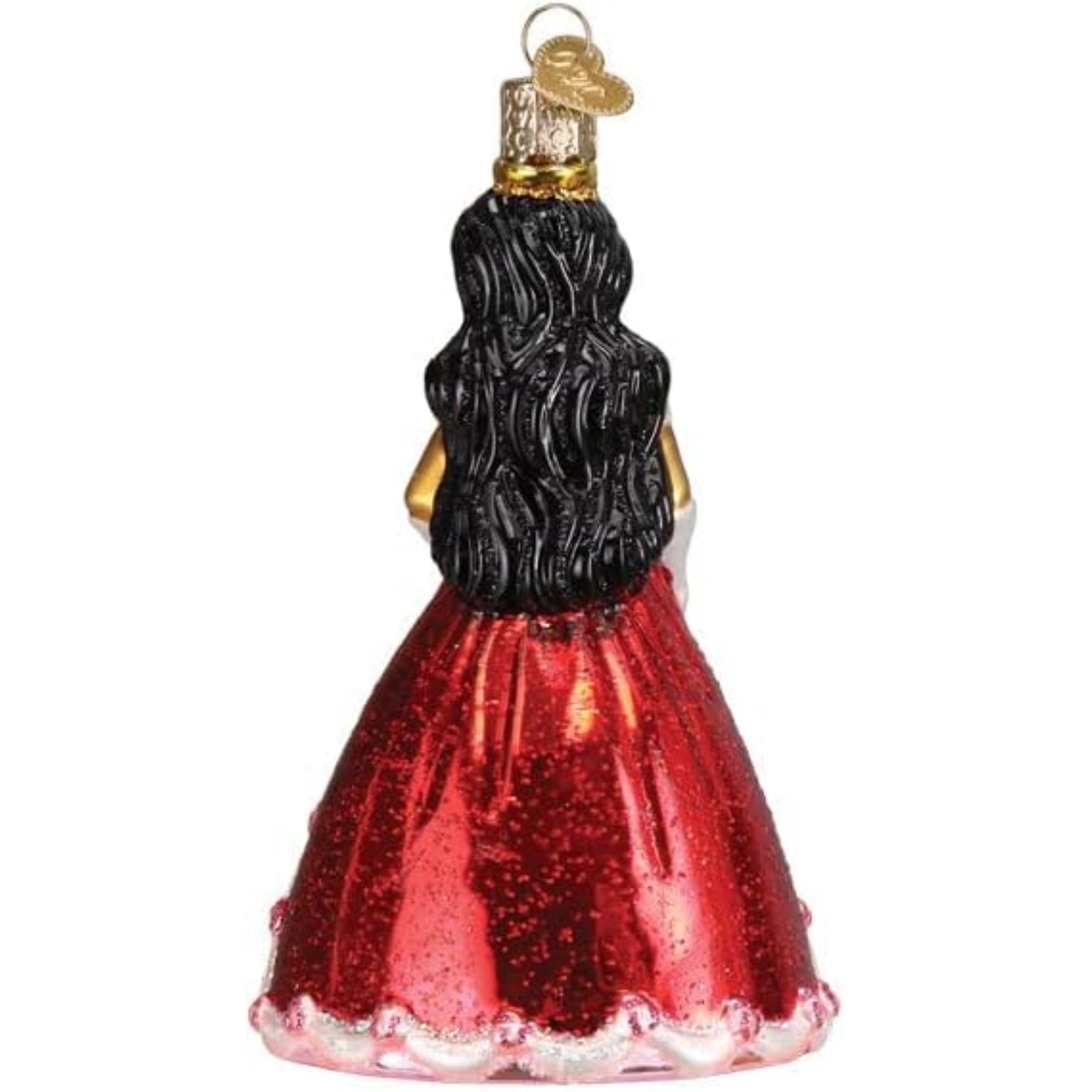 Old World Christmas La Quinceañera Glass Blown Hanging Ornament (with OWC Gift Box)