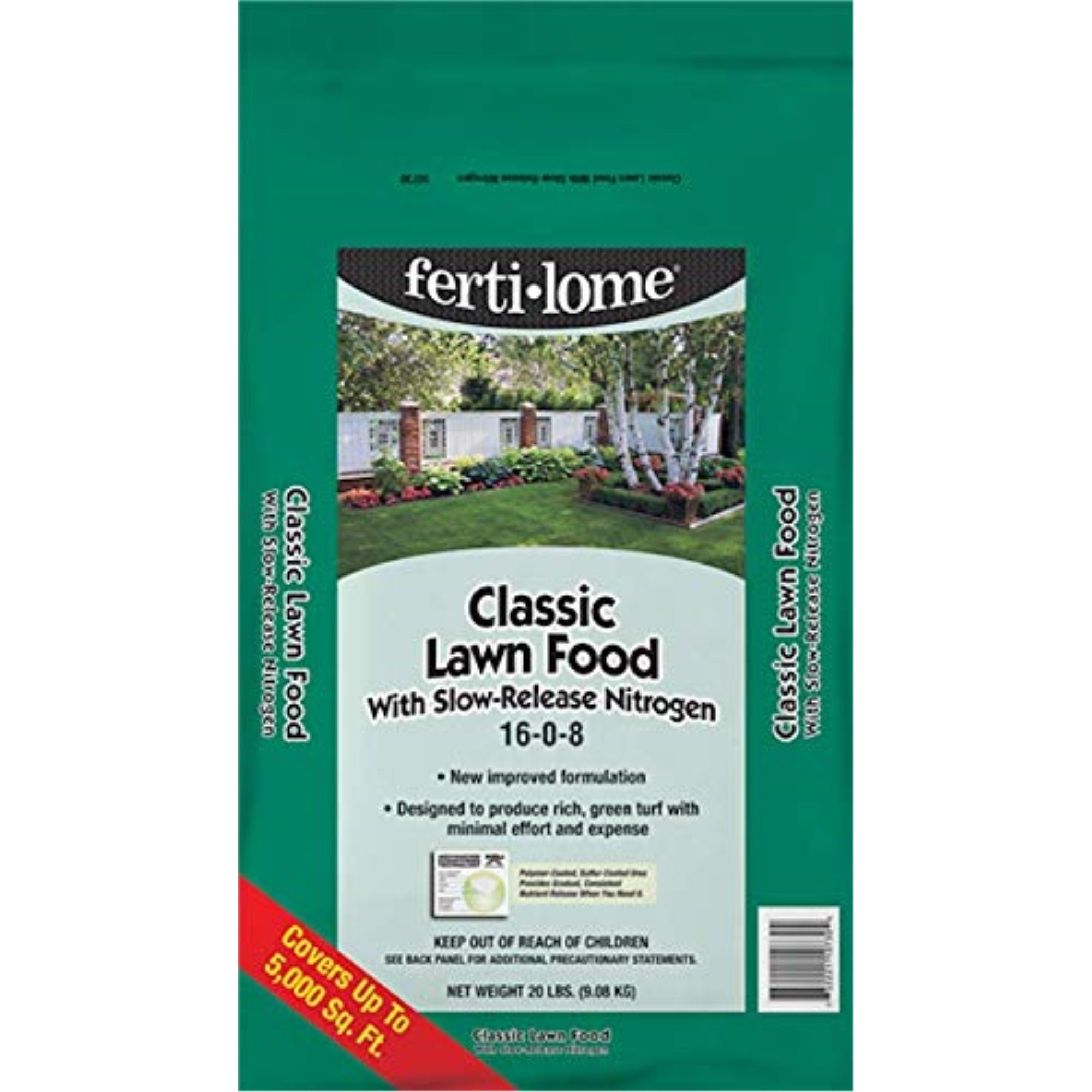 VPG Fertilome Classic Lawn Food w/ Slow-Release Nitrogen 16-0-8