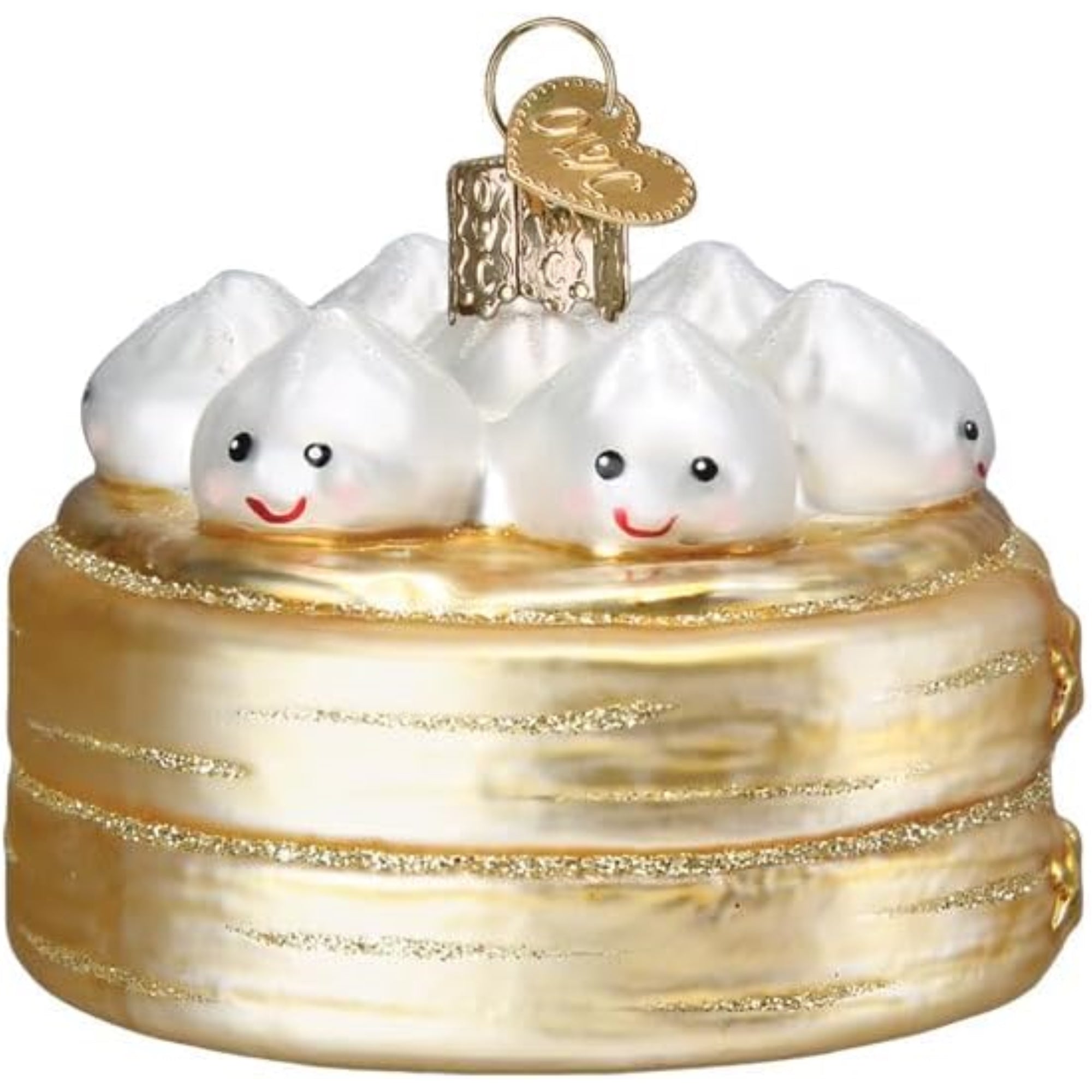 Old World Christmas Blown Glass Ornament for Christmas Tree, Dim Sum (with OWC Gift Box)