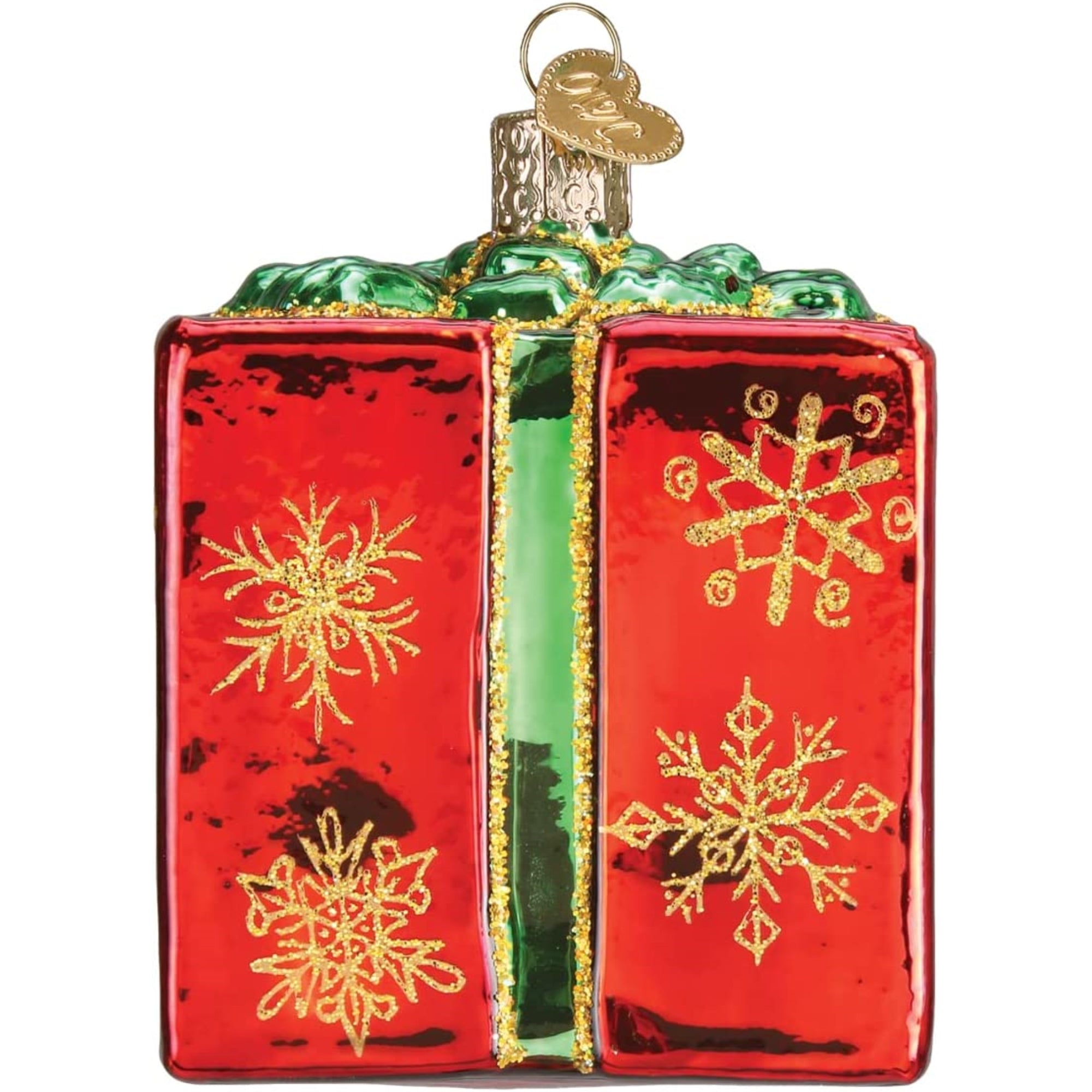 Old World Christmas Blown Glass Ornament for Christmas Tree, Red Gift Box