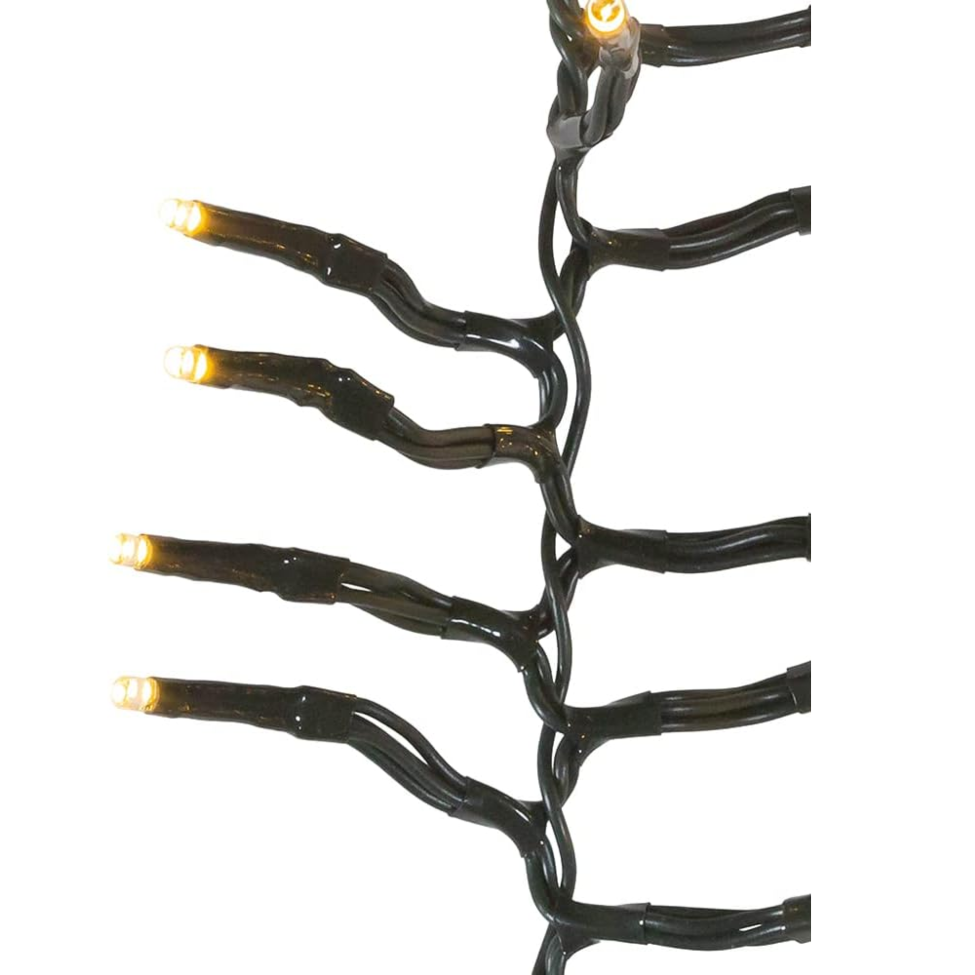Kurt Adler Warm White 480-Light Connectable Cluster Garland, 16ft