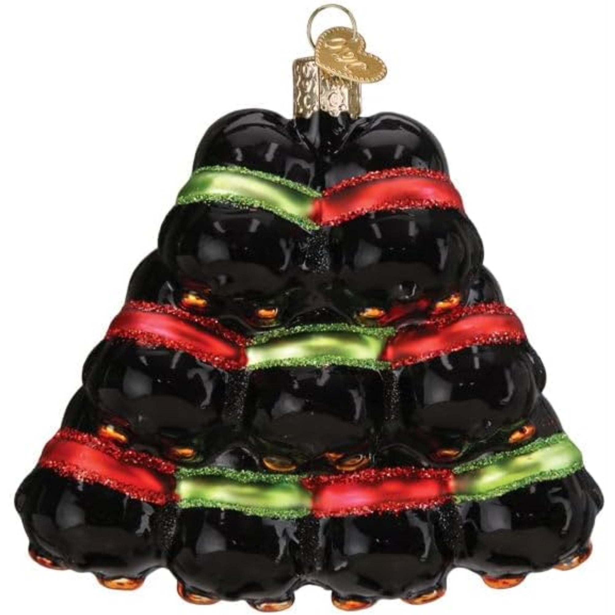 Old World Christmas Blown Glass Ornament for Christmas Tree, Penguin Family Of 9 (with OWC Gift Box)