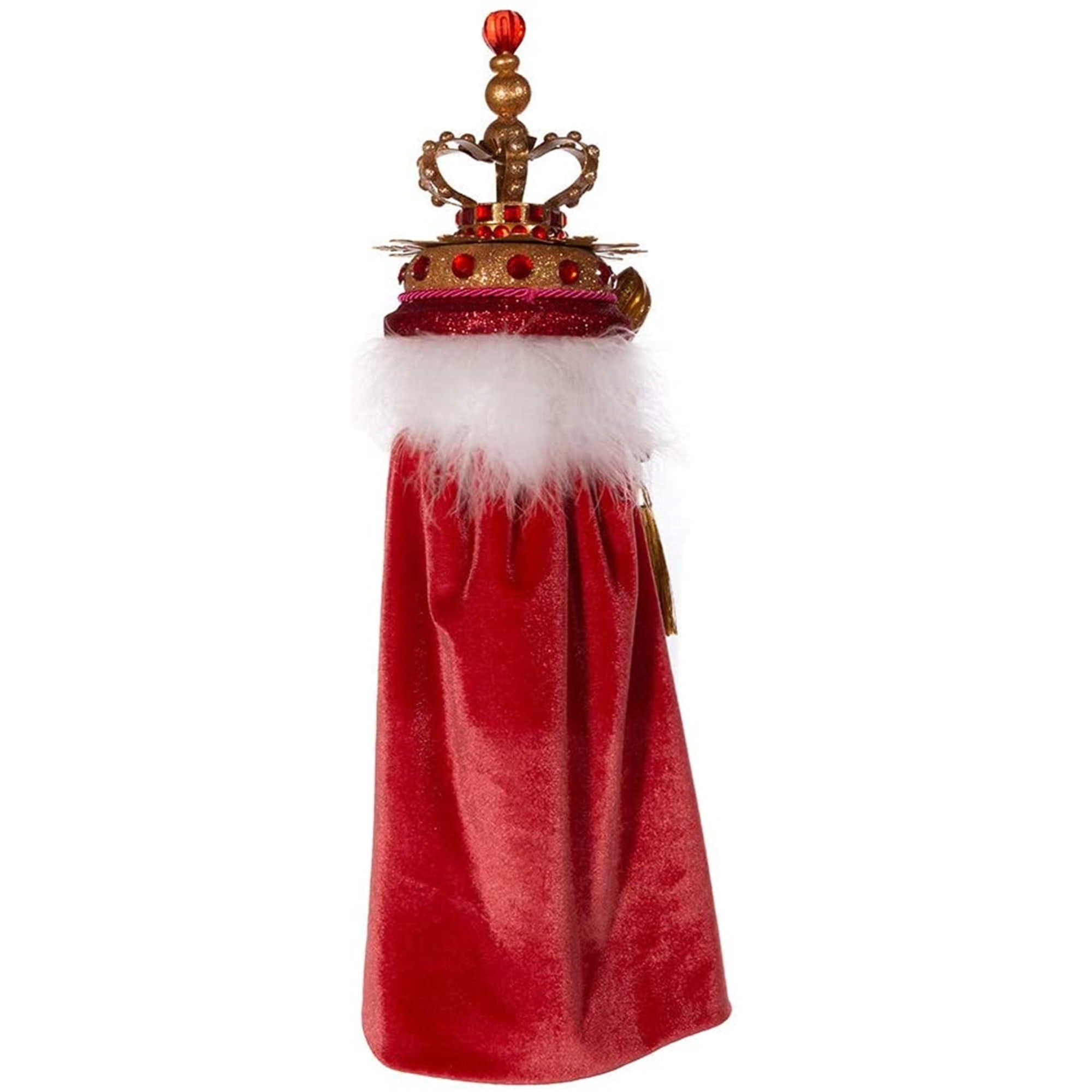 Kurt Adler Hollywood Nutcrackers, Coral King, 18"
