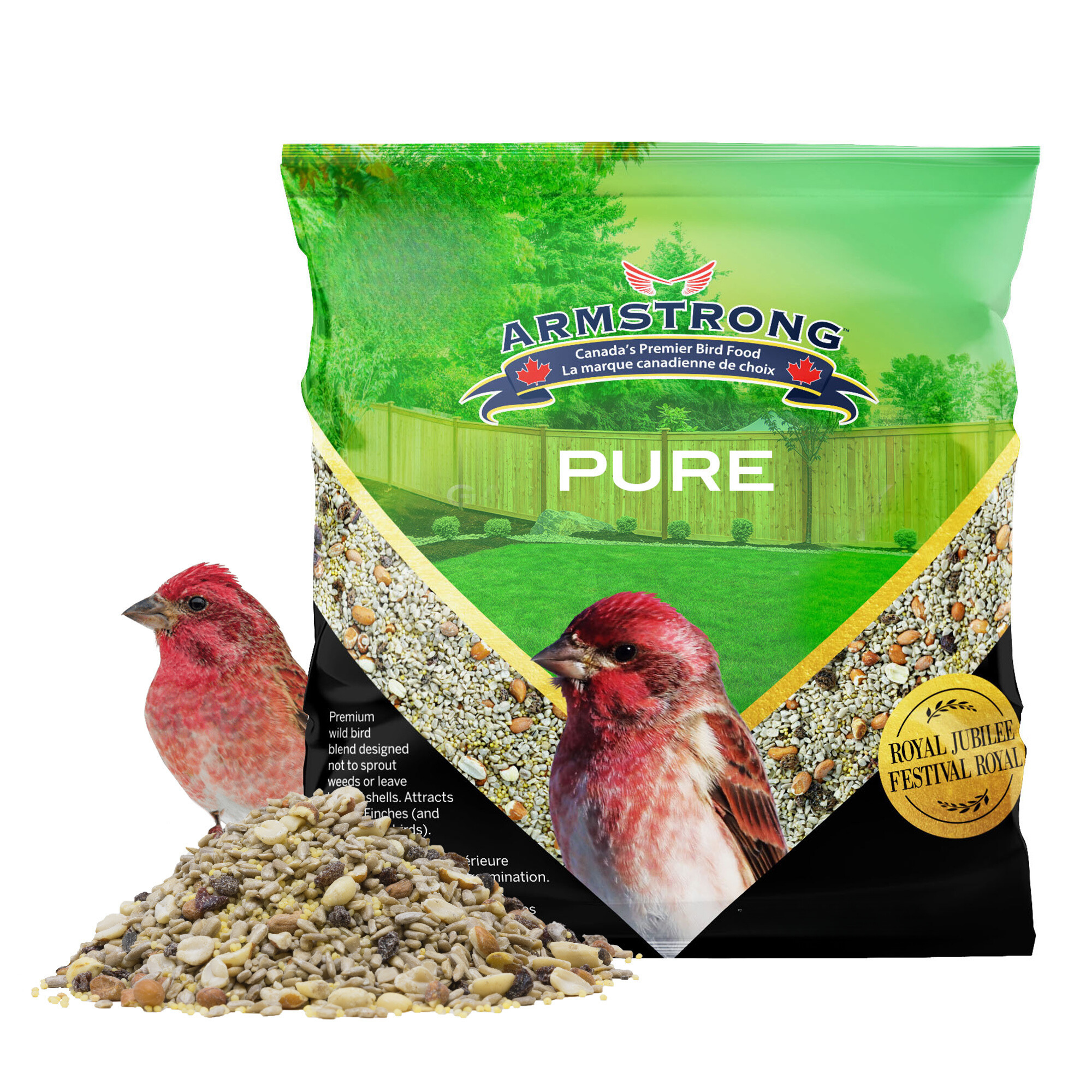 Armstrong Wild Bird Food Royal Jubilee Pure Bird Seed For No Mess or Sprouting
