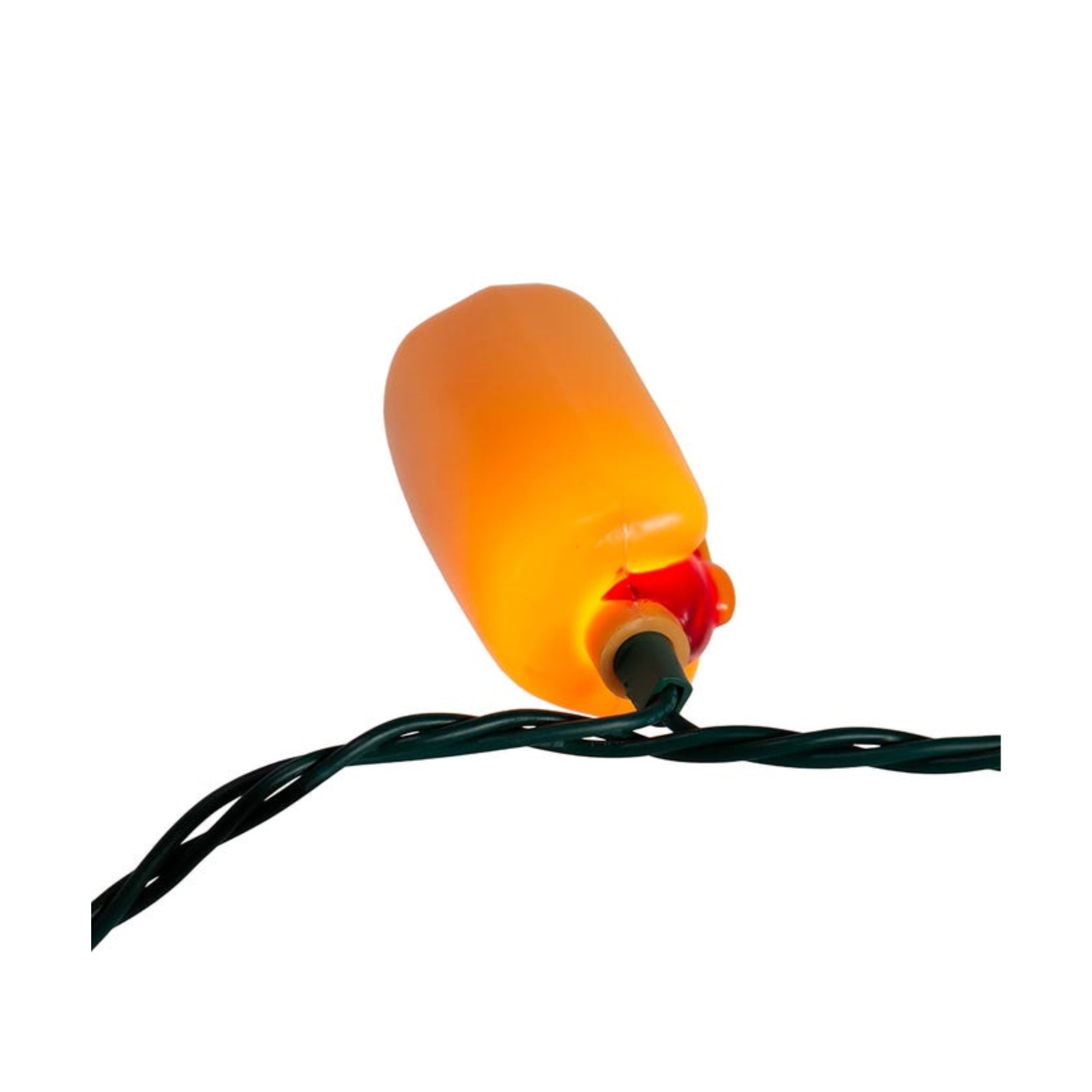 Kurt Adler Indoor/Outdoor Novelty Light Set, 10 UL Listed Incandescent Lights, Hot Dogs, 12ft