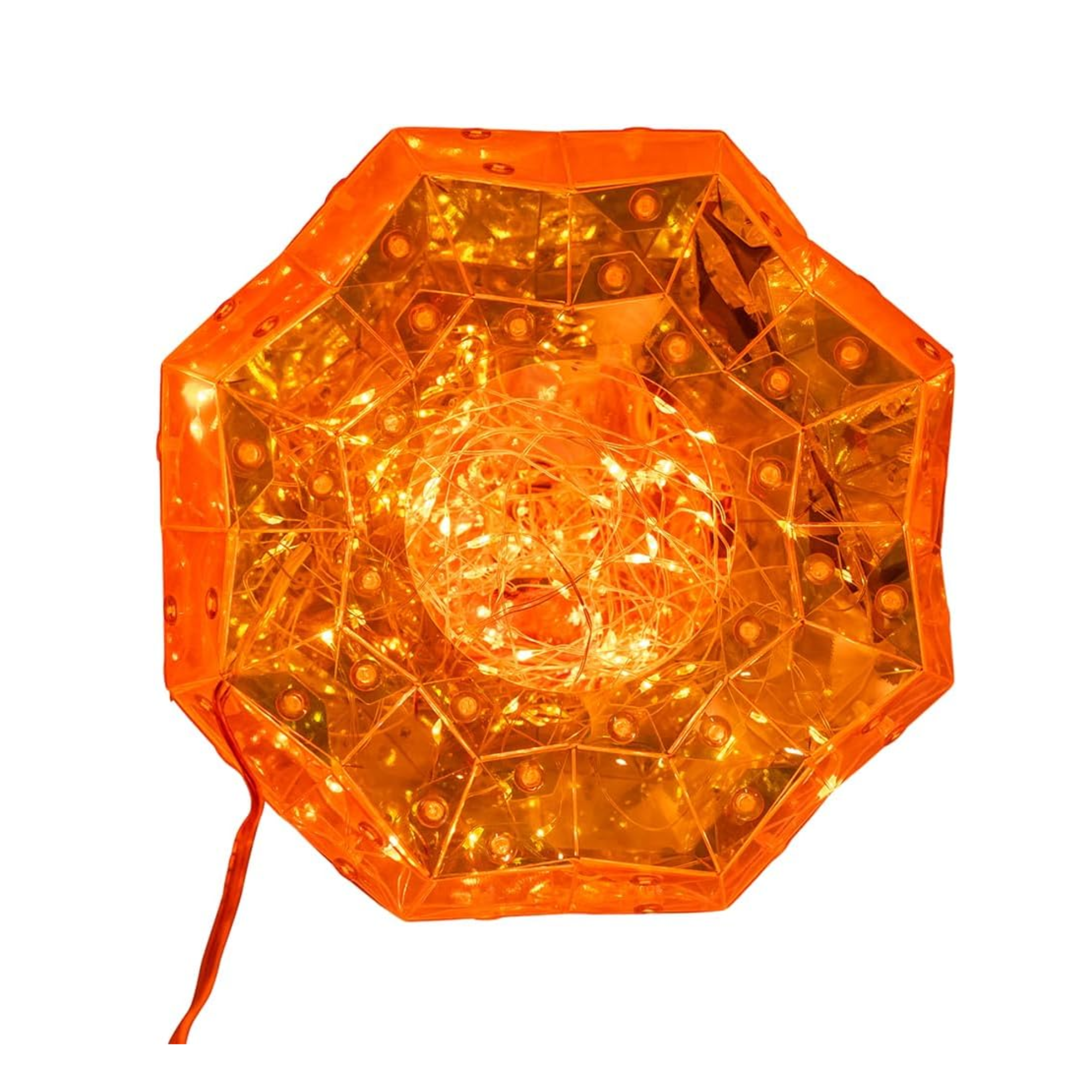 Kurt Adler Pre-Lit Iridescent Jack-O-Lantern, 6.5in