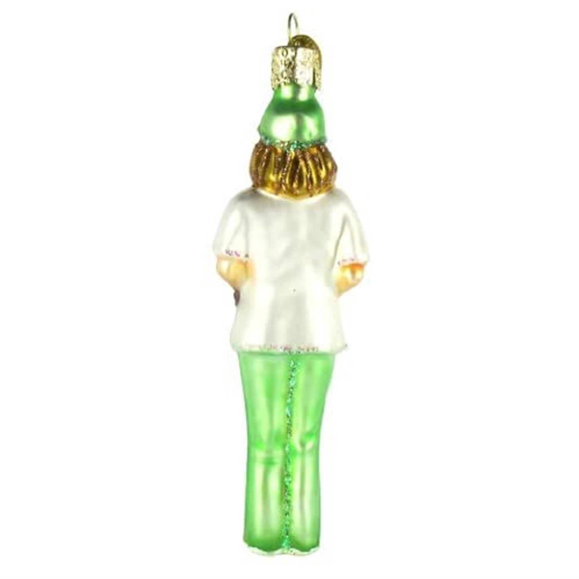 Old World Christmas Blown Glass Ornament for Christmas Tree, Nurse