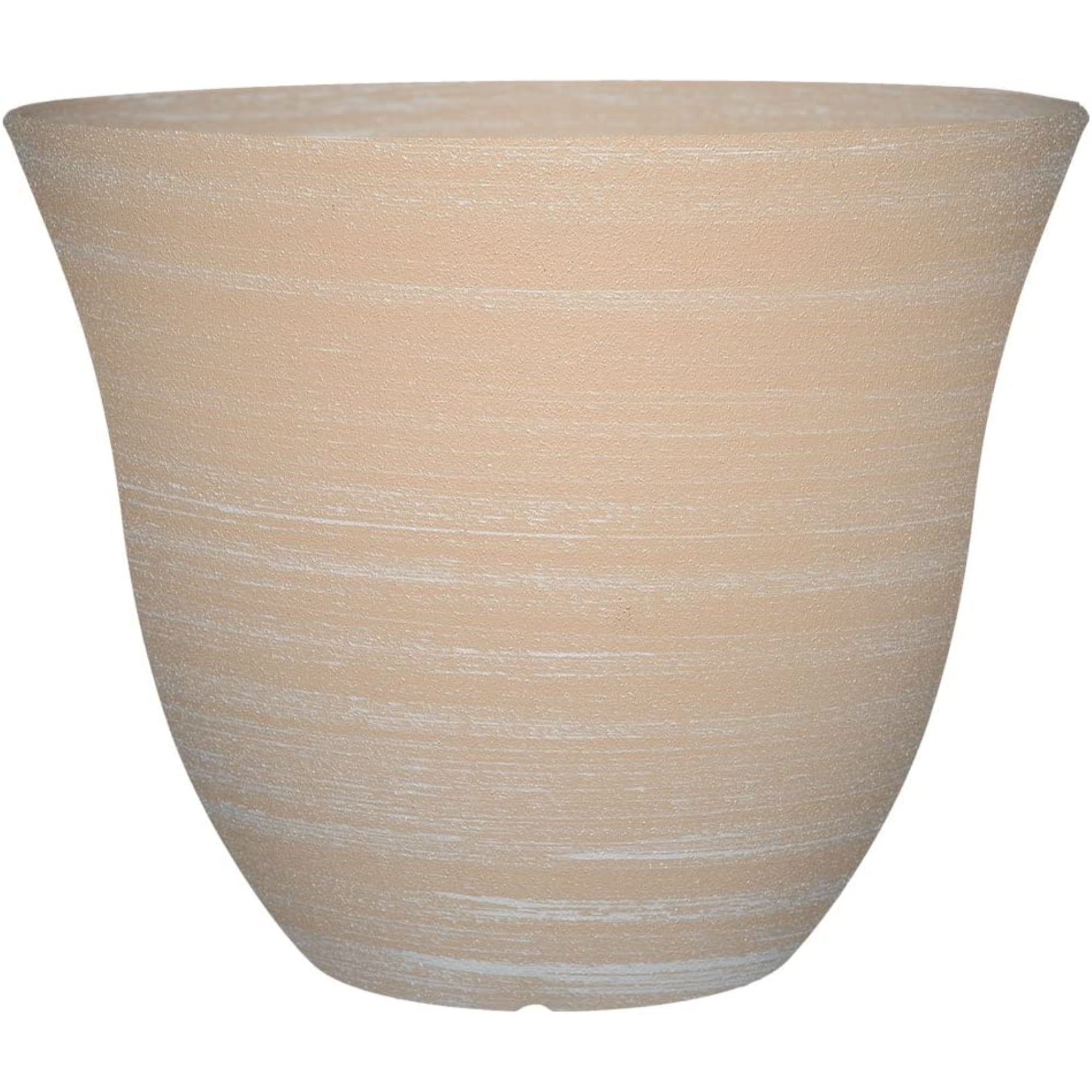 Classic Home and Garden Indoor/Outdoor Round Honeysuckle Resin Flower Pot Planter