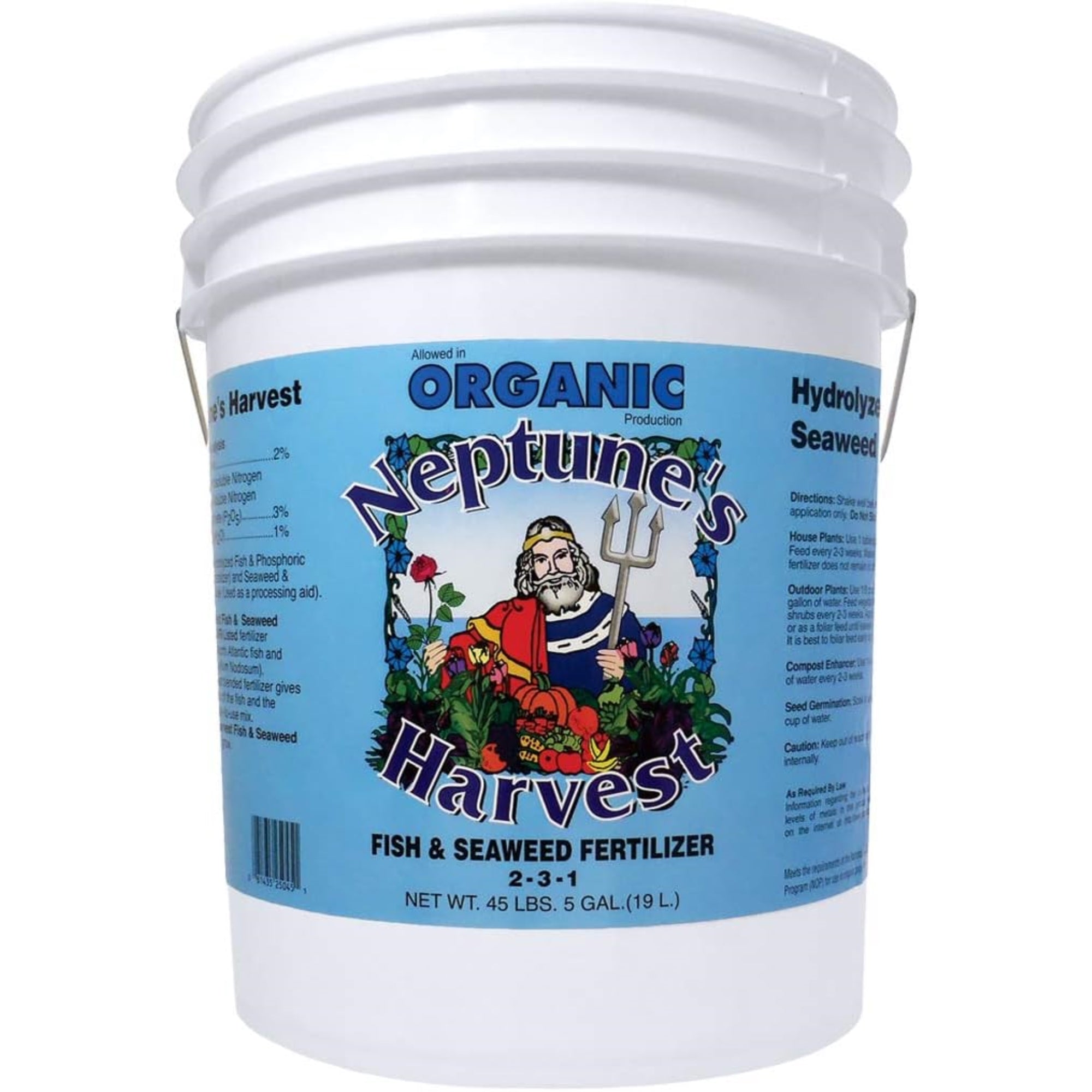 Neptune's Harvest Organic 2-3-1 Fish and Seaweed Fertilizer