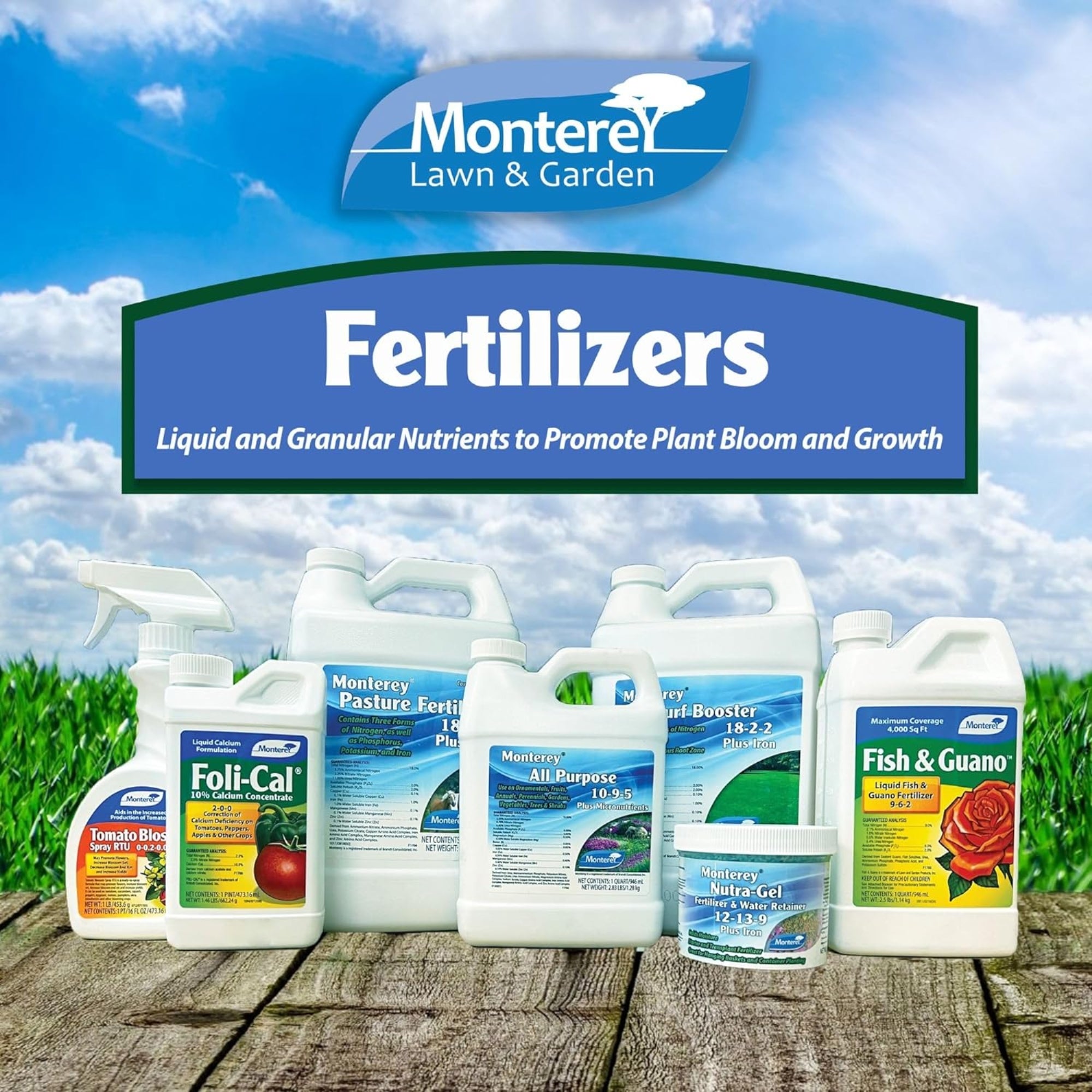 Monterey Iron Combo 1-0-2 Fertilizer Concentrate, 4% Iron Plus Micronutrients