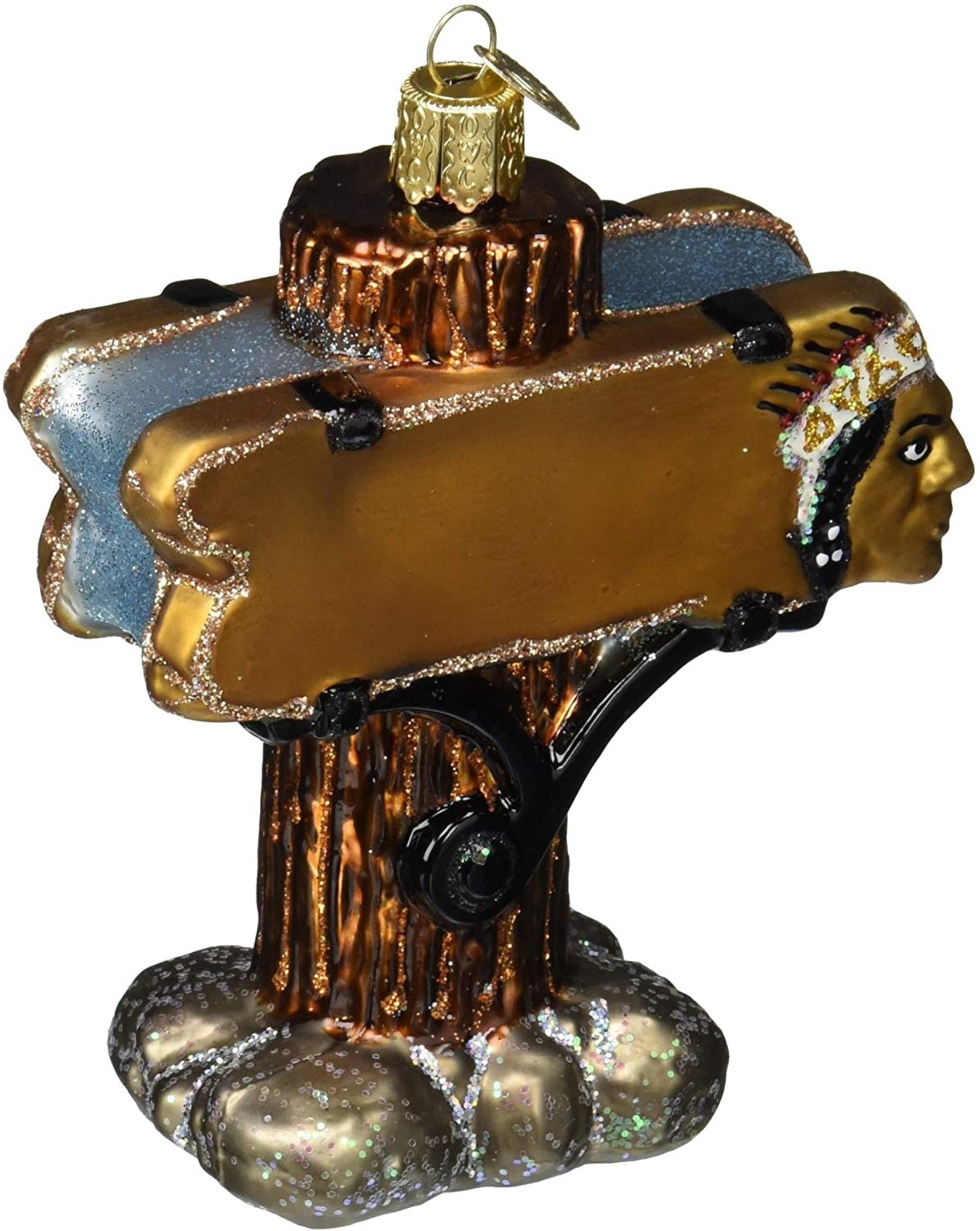 Old World Christmas Blown Glass Ornament for Christmas Tree, Sequoia National Park