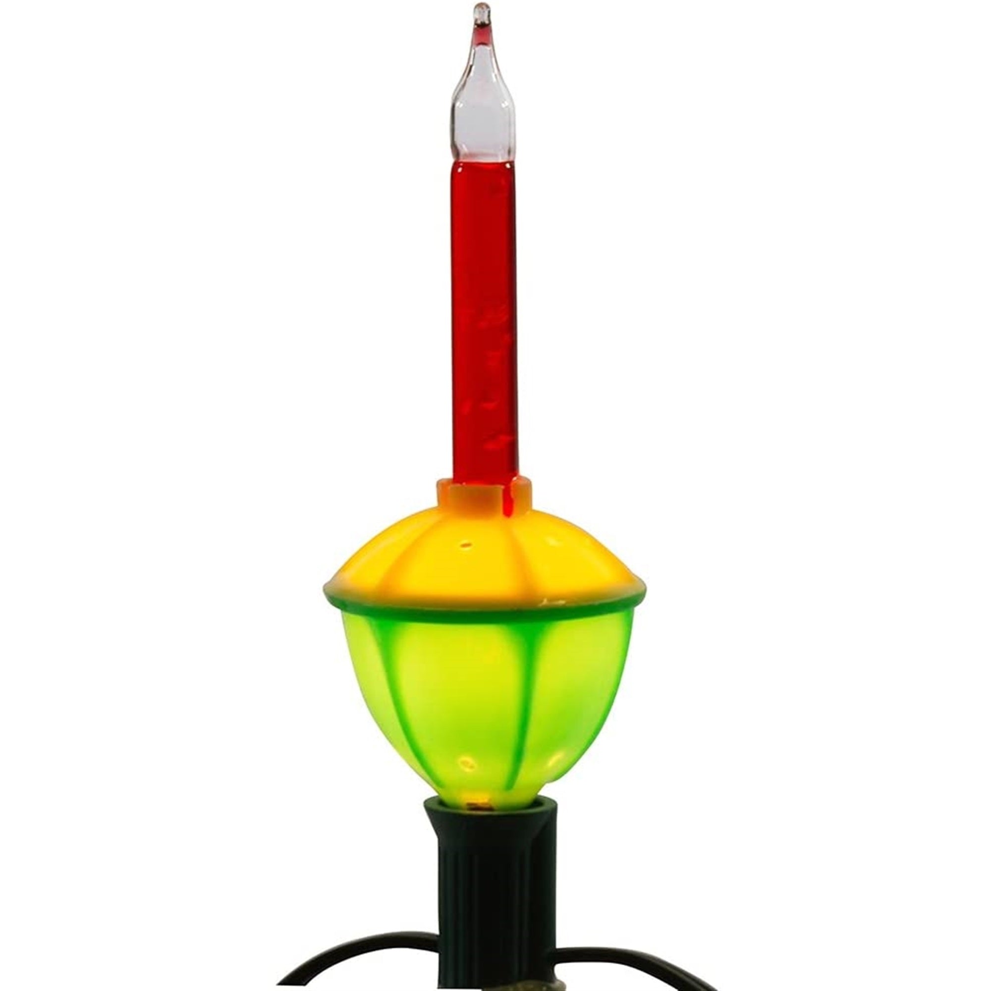 Kurt Adler Indoor/Outdoor Novelty String 7-Light Set, Bubble Lights Multicolor, 15'